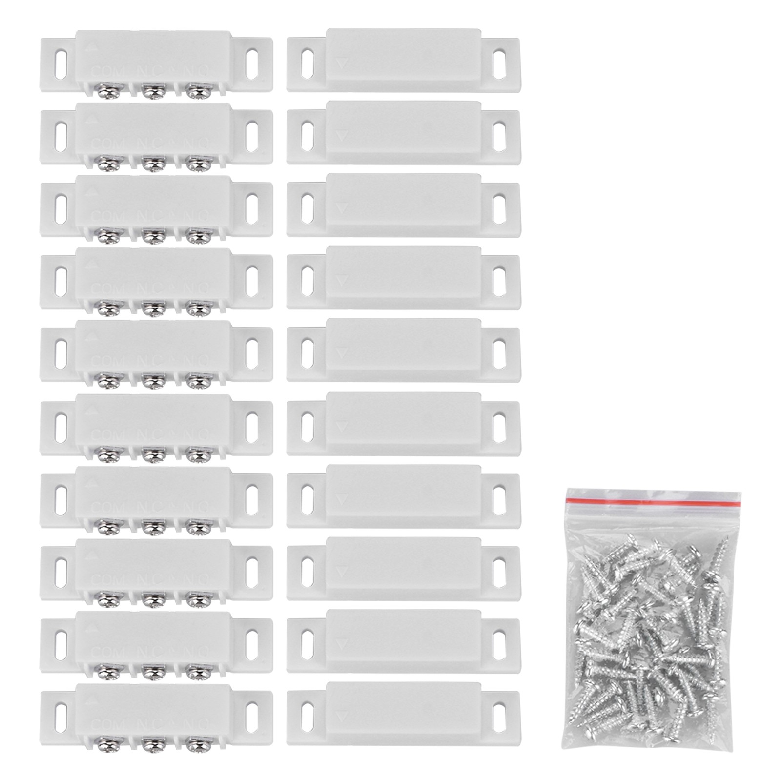 10X ABS 31B For Security Magnetic Reed Switch NC NO Combined Door Contact Sensor