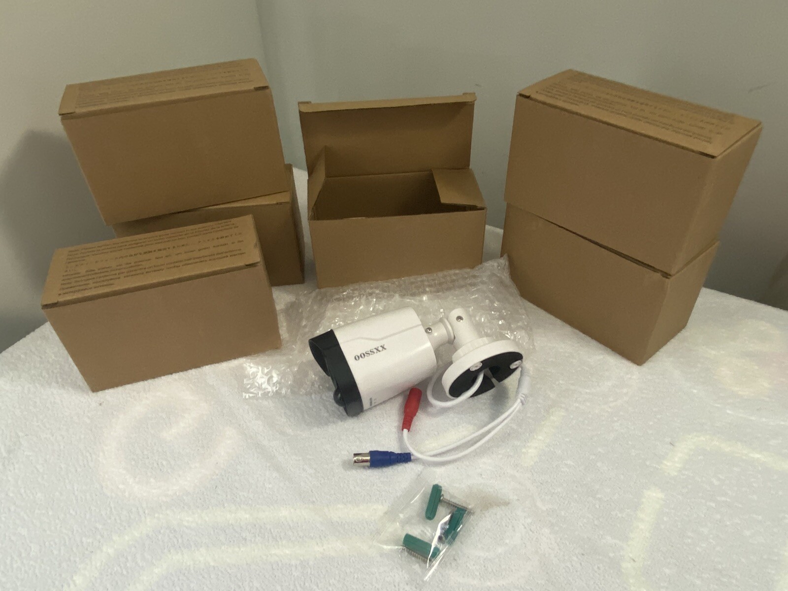 OOSSXX PoE+ DVR + 6 Cameras Set Why 8.0 Mega (4K) 25/30 FPS Network Camera Range