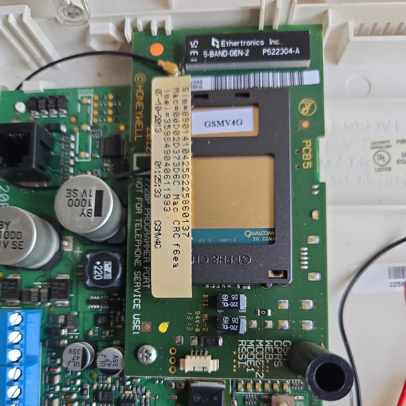 Honeywell 4G GSM Communicator GSMV4G