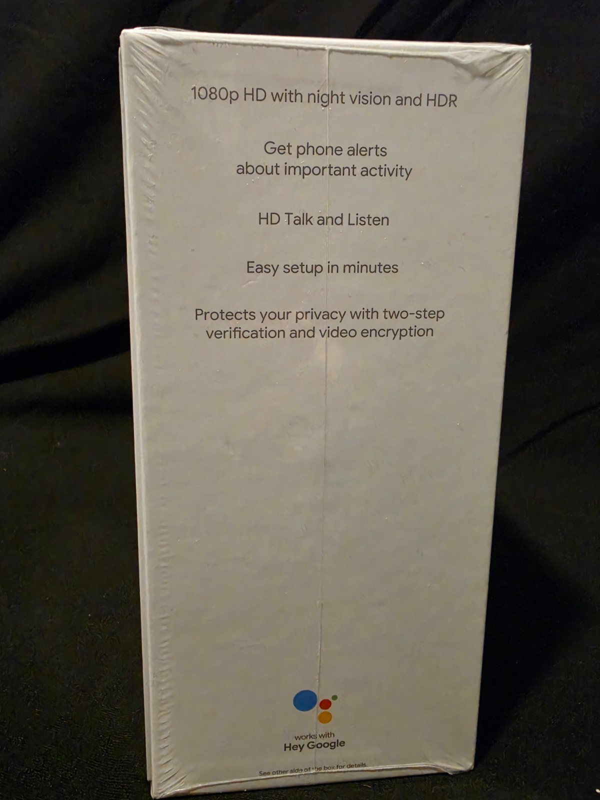Google Nest Cam Indoor Wired 1080p Snow GA01998-US – New Sealed