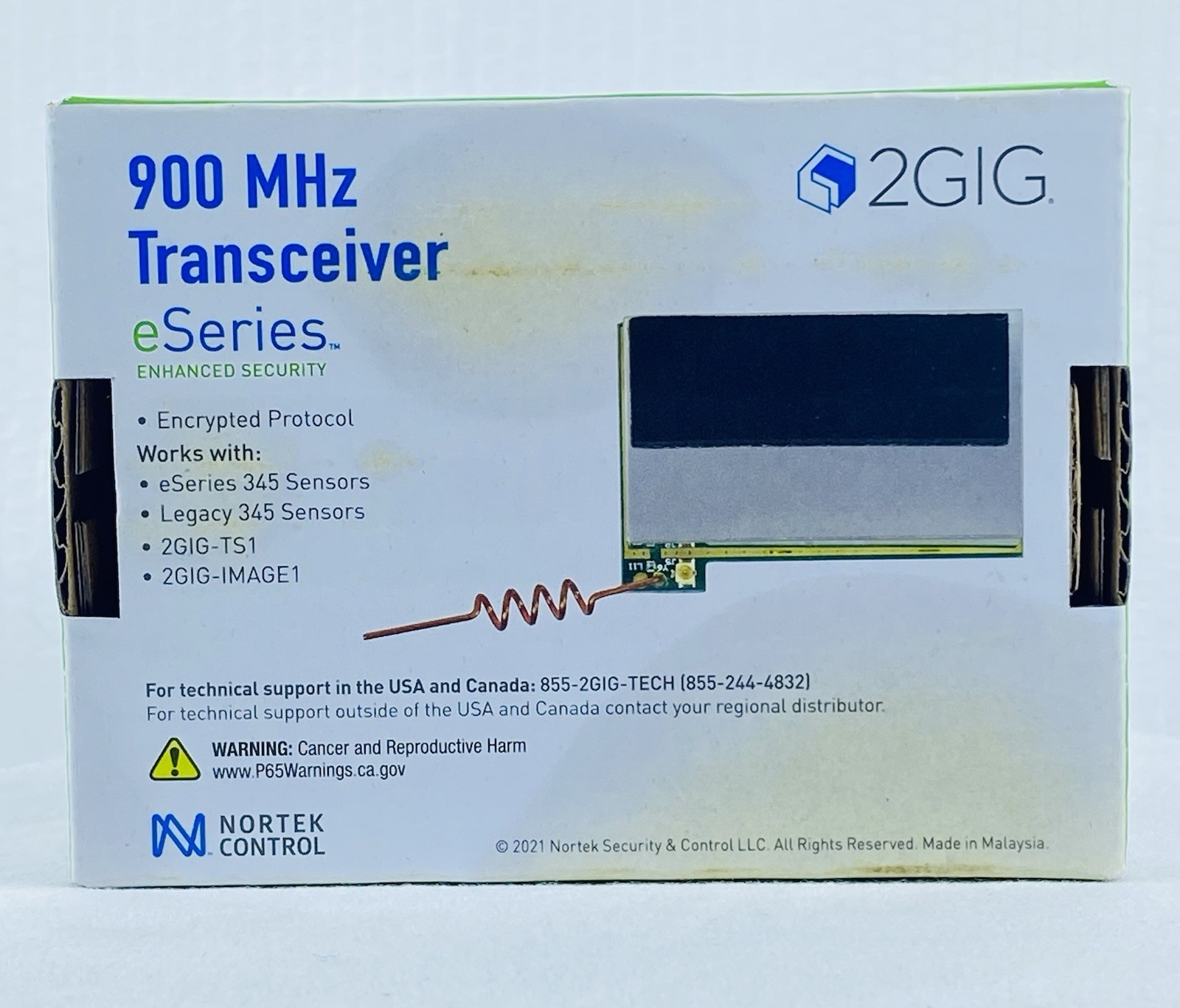 2GIG 2GIG-XCVR2E-345 900 MHz Wireless Security System Transceiver Module for TS1