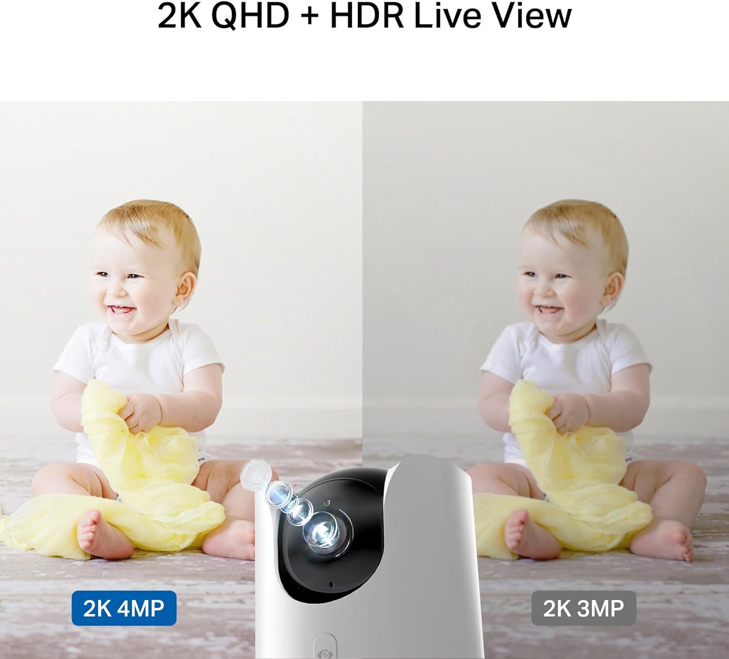 TP-Link Tapo 2K QHD Pan/Tilt Wi-Fi Camera | Apple HomeKit | Physical Privacy