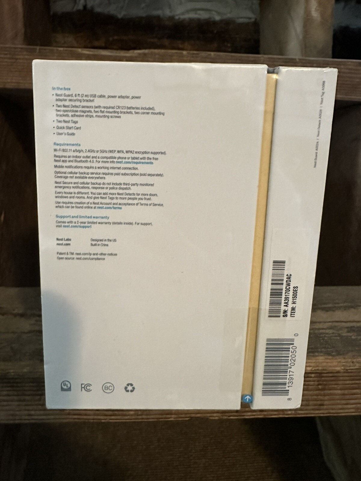 Nest Secure Alarm System Starter Pack (H1500ES)