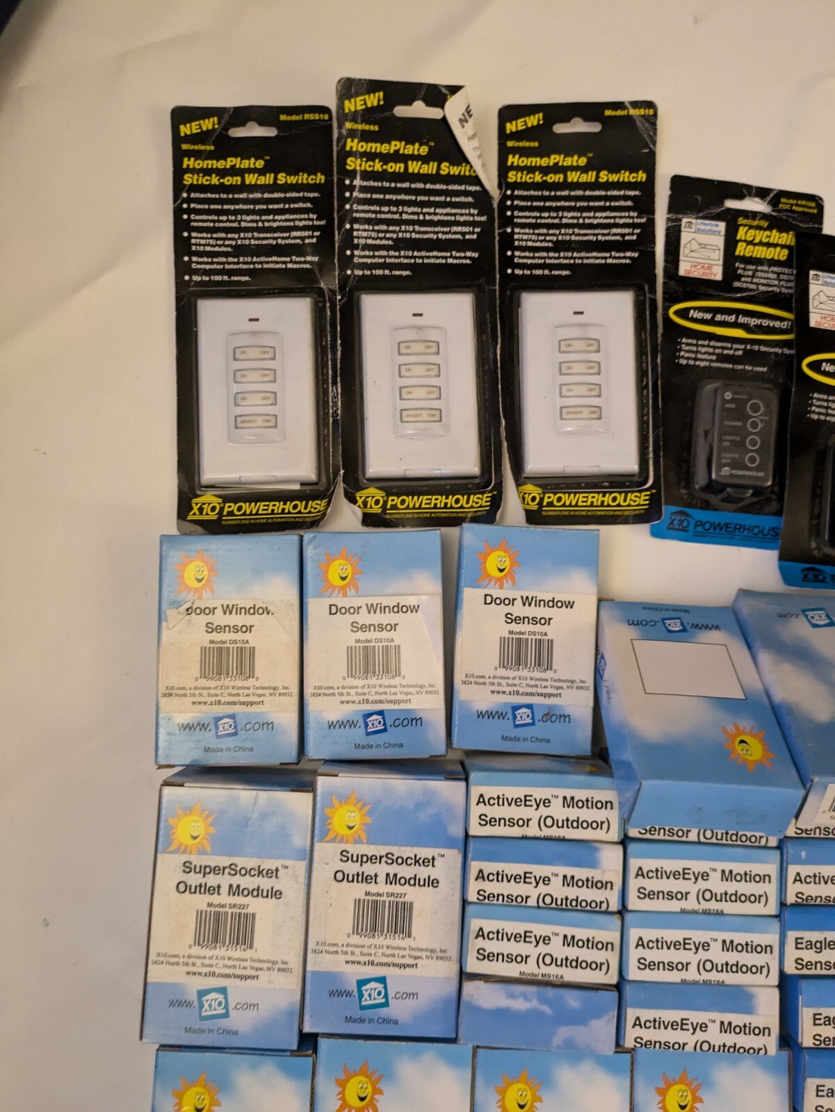 Lot of 50+ X10 Powerhouse Security System Window Door Sensor Outlet Remote NEW