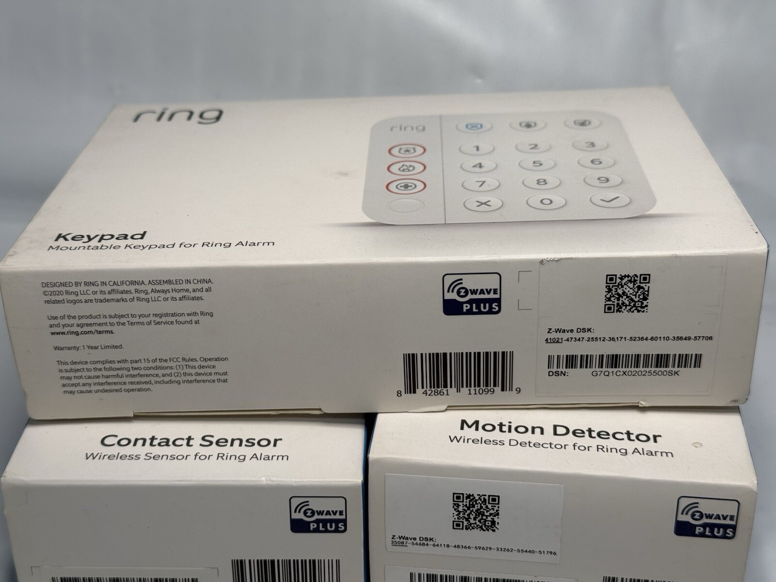 Ring Wireless Indoor Alarm: Keypad, Motion Detector, Contact Sensor