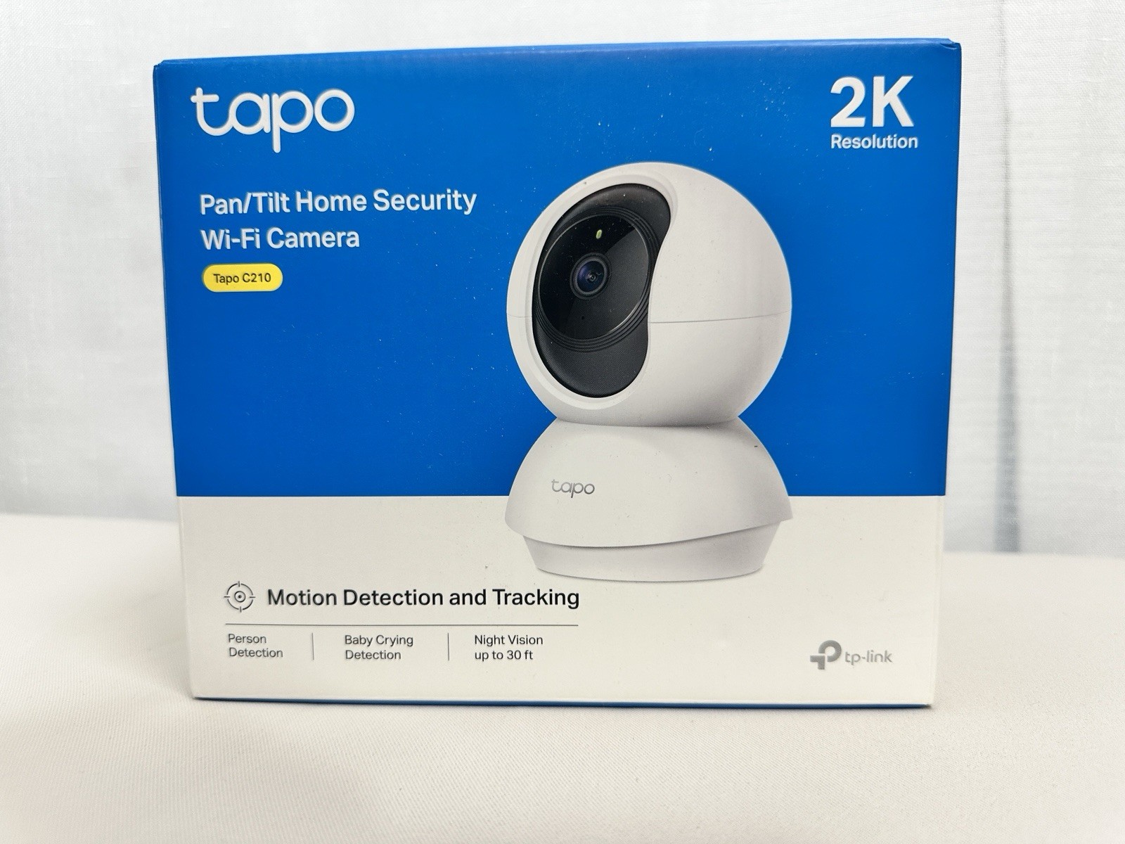 TP-Link Tapo C210 Wi-Fi 2K Indoor Camera, Night Vision, Motion Detection