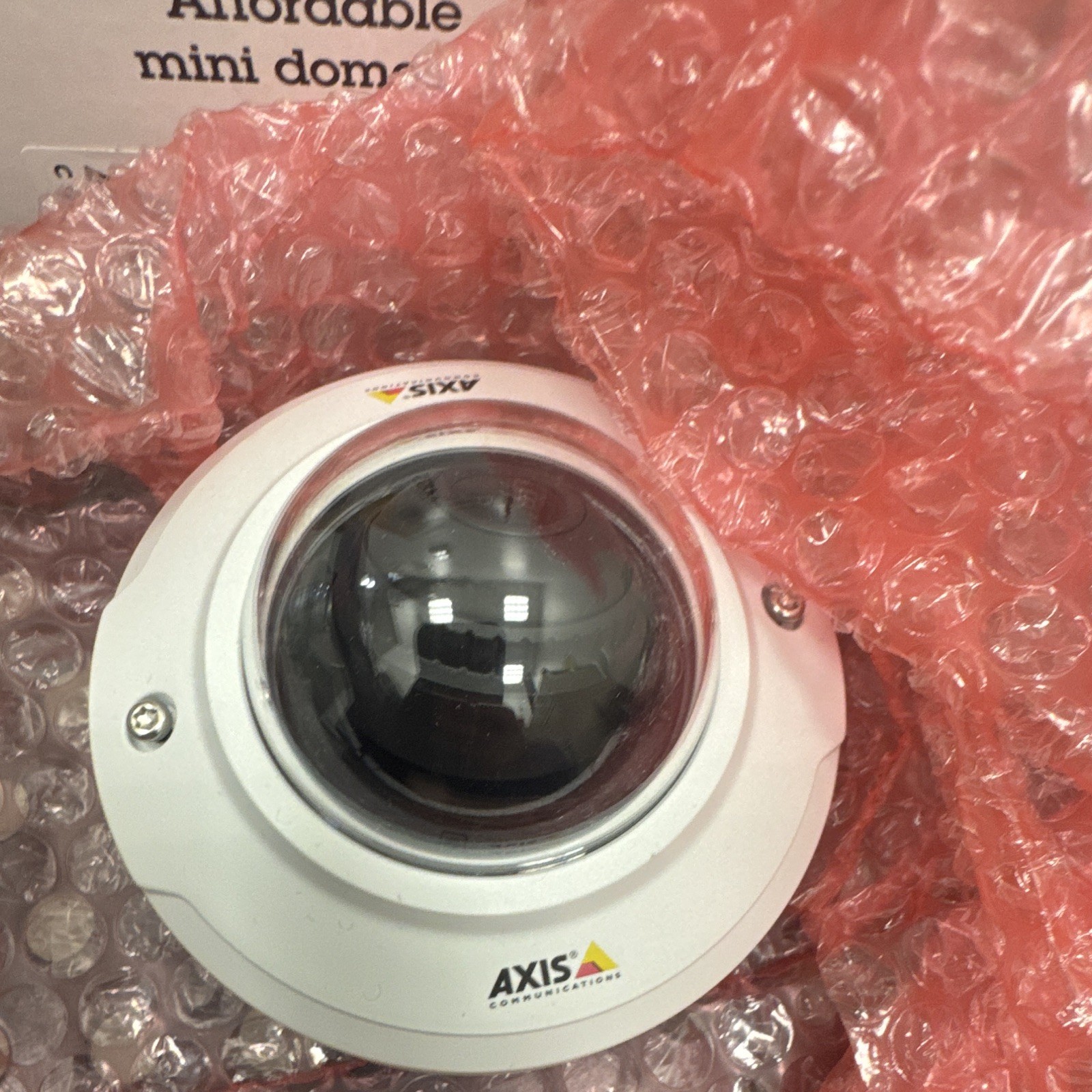 AXIS M3064-V Indoor IP/Network Fixed Dome Camera, White, Network