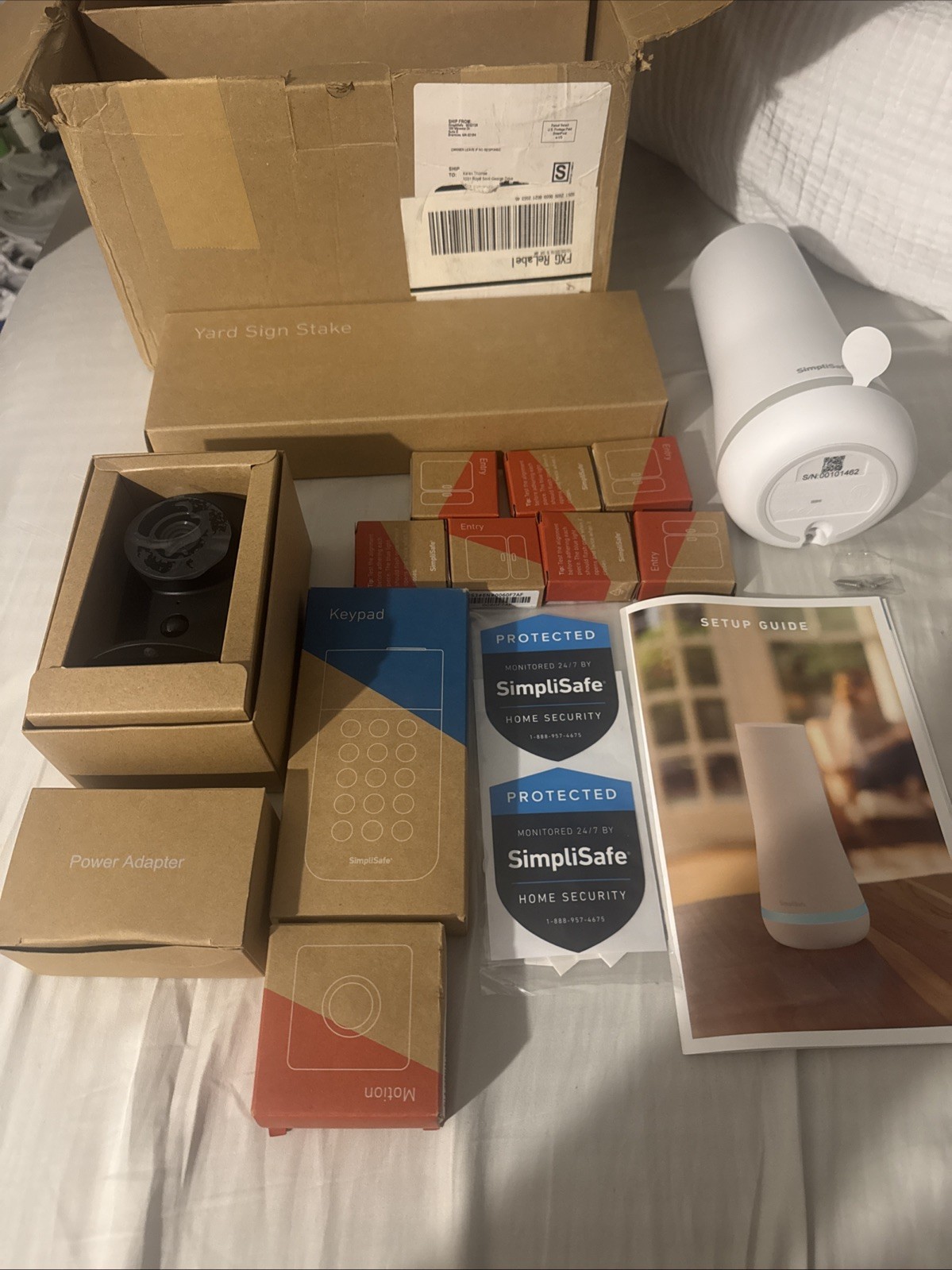 SimpliSafe Wireless Home Security Kit with Alexa and Google – 10 Piece