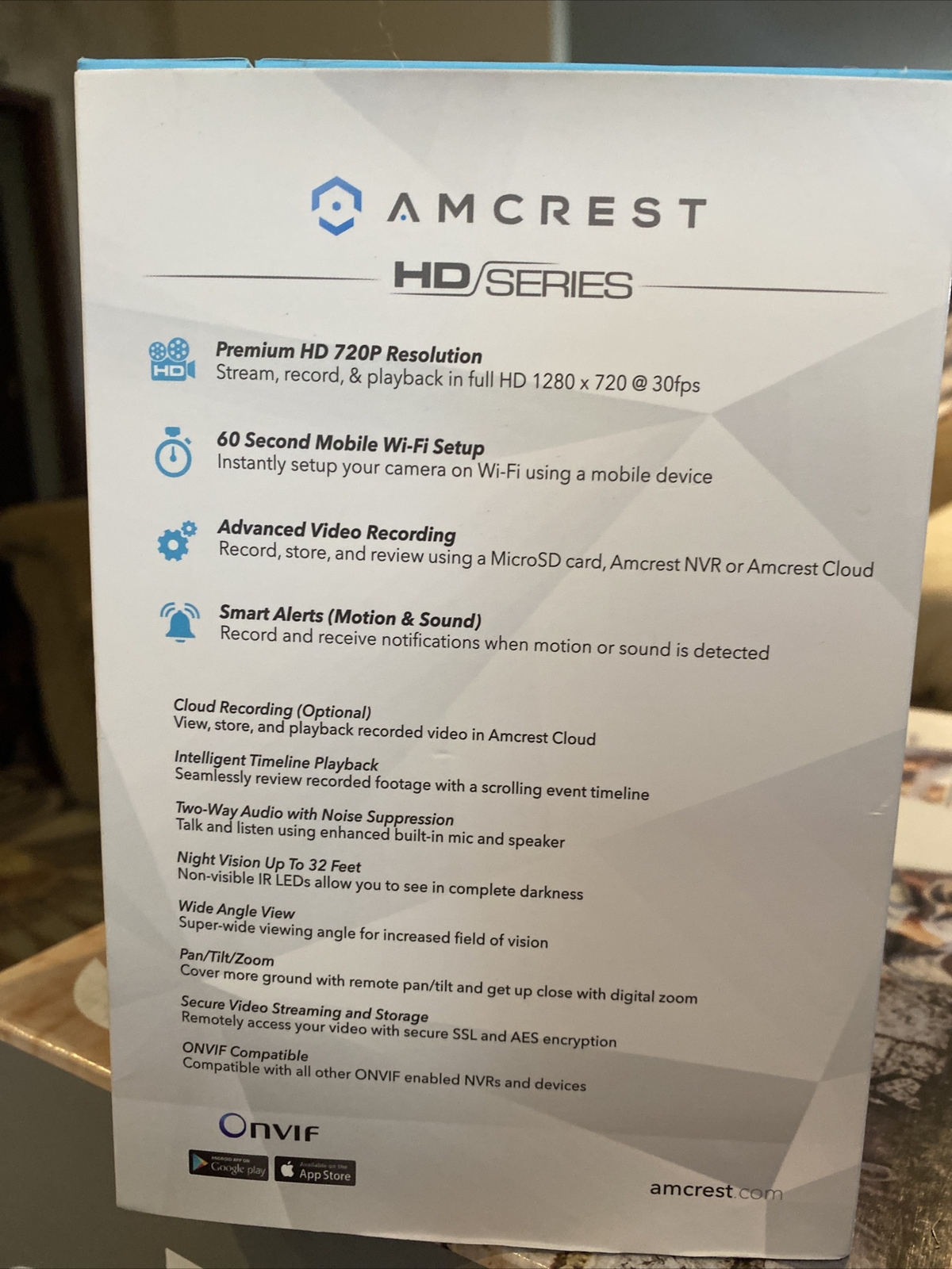 Amcrest HD Series 720p Wi-Fi Wireless IP Security Surveillance Camera System…