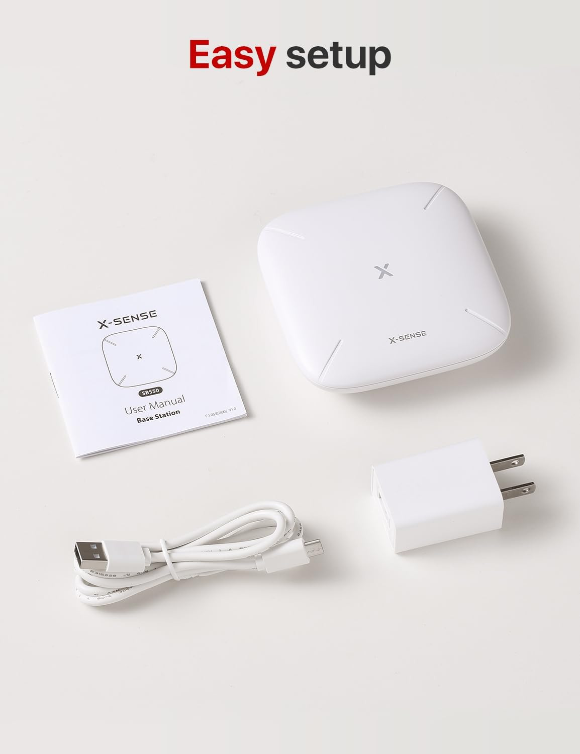 Smart Home Base Station, 2.4 Ghz Wi-Fi Required, Enhance Your Home Safety Networ