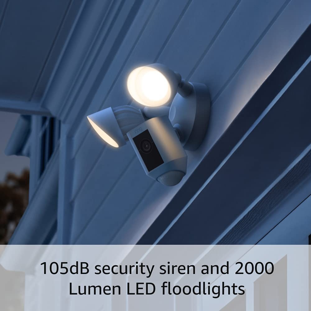 Ring Alarm Security Bundle with Battery Doorbell, Floodlight Plus, Outdoor Cam