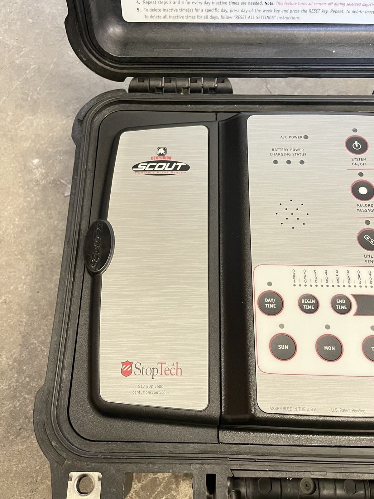 Centurion Scout II R2100 | Portable Alert System | StopTech | w/ Motorola HT1250