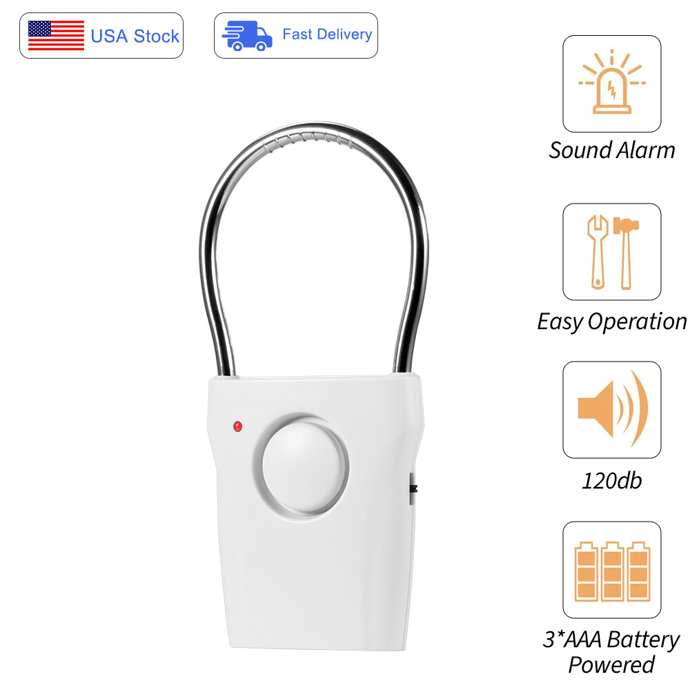 120dB Touch Sensor Door Handle & Window Burglar Alarm – Anti-Theft Alarm System