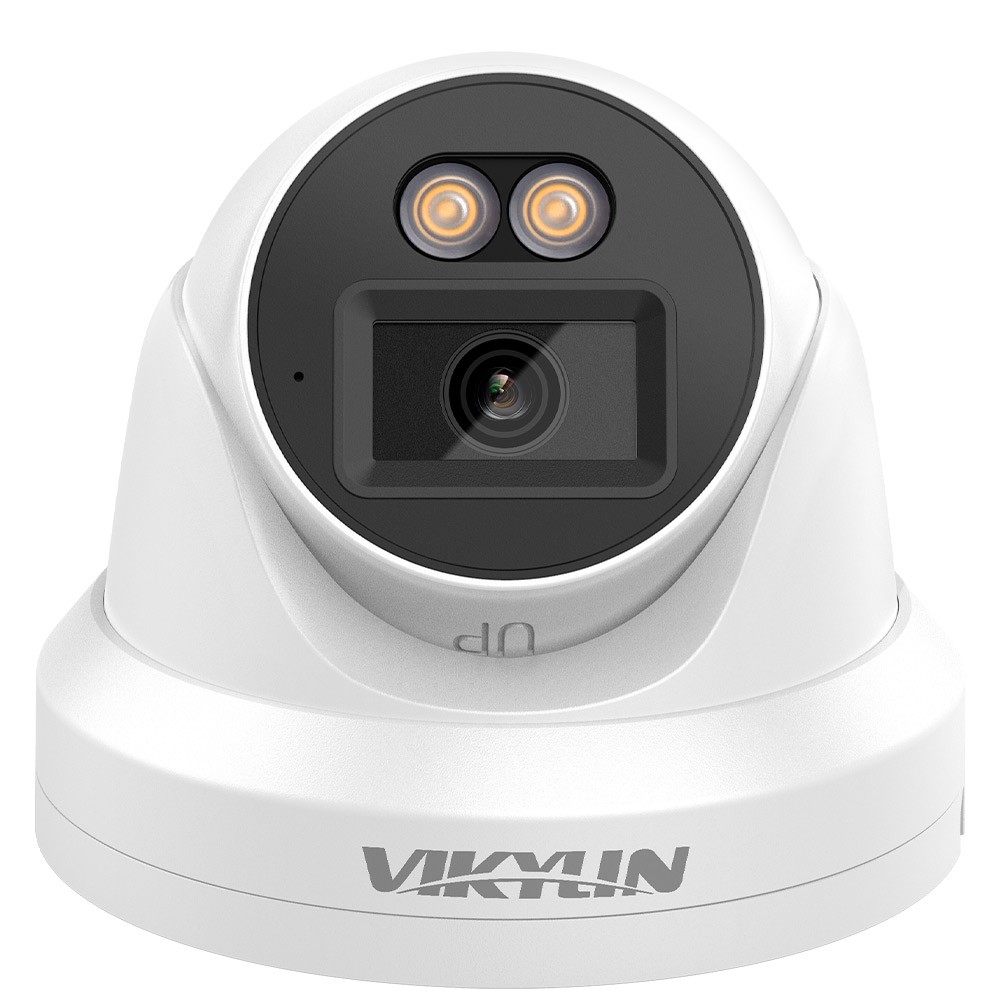 Vikylin 4K 16ch POE NVR CCTV System 8MP Camera Outdoor F1.0 Full Color Audio Lot
