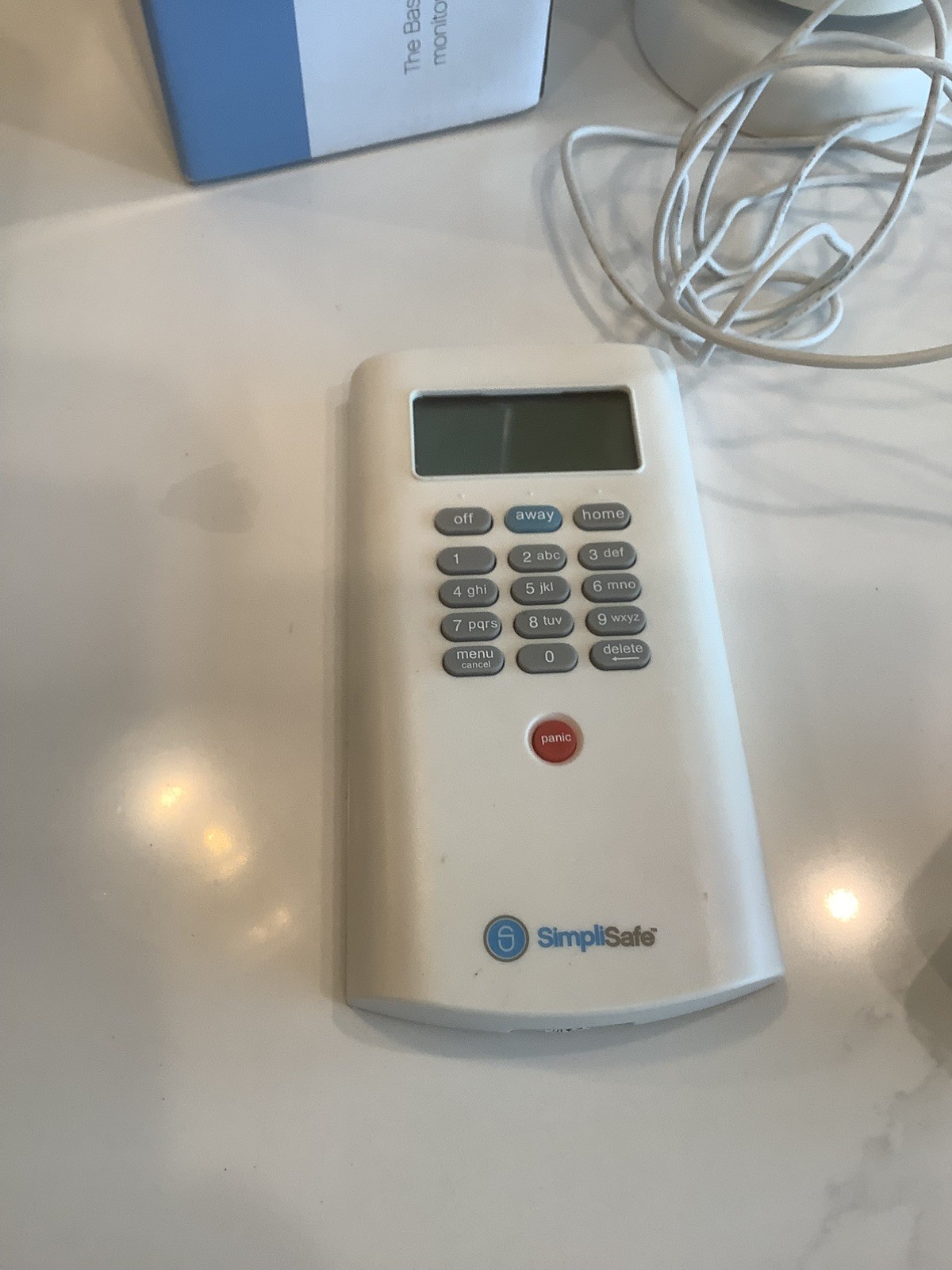 SimpliSafe Base Station Unit Only SS-1500 BS2000 (Gen 1)with power cord & keypad