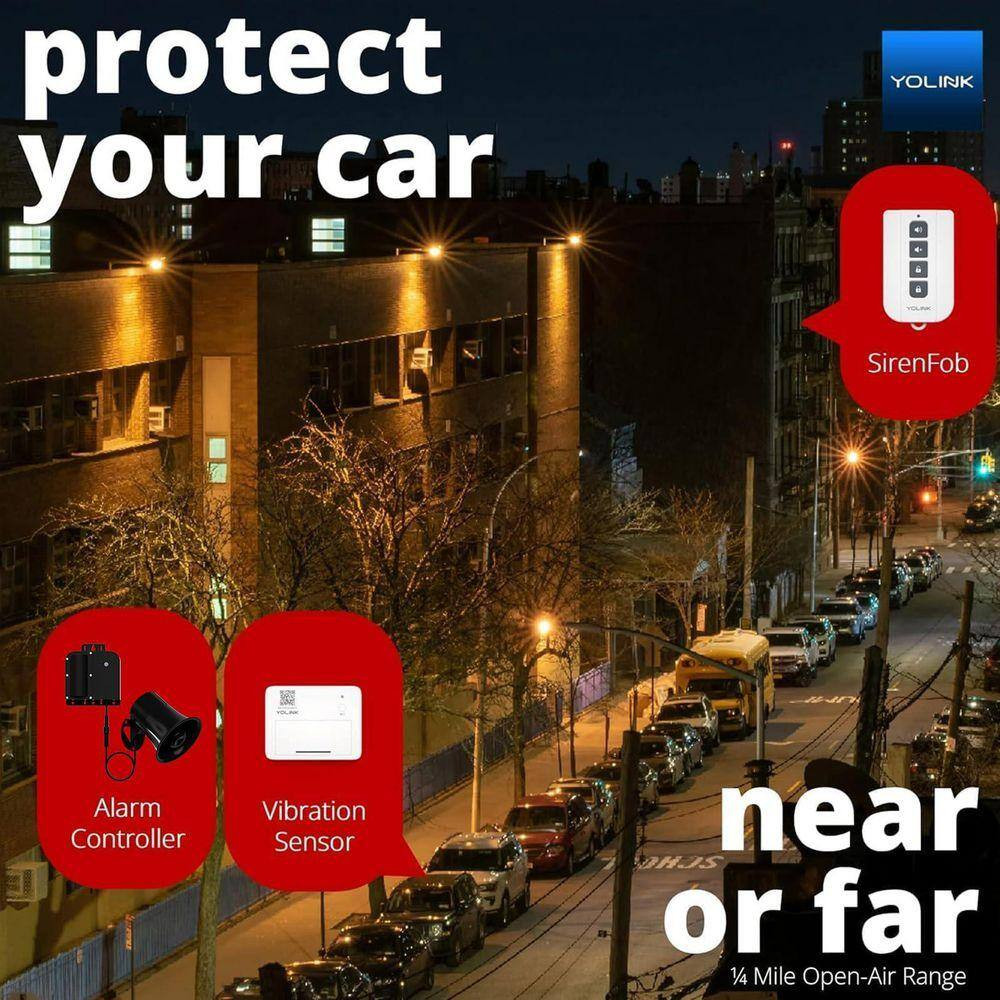X3 Version Lora Outdoor Alarm Controller, up to 1/4 Mile Range, 110Db Siren, Bat
