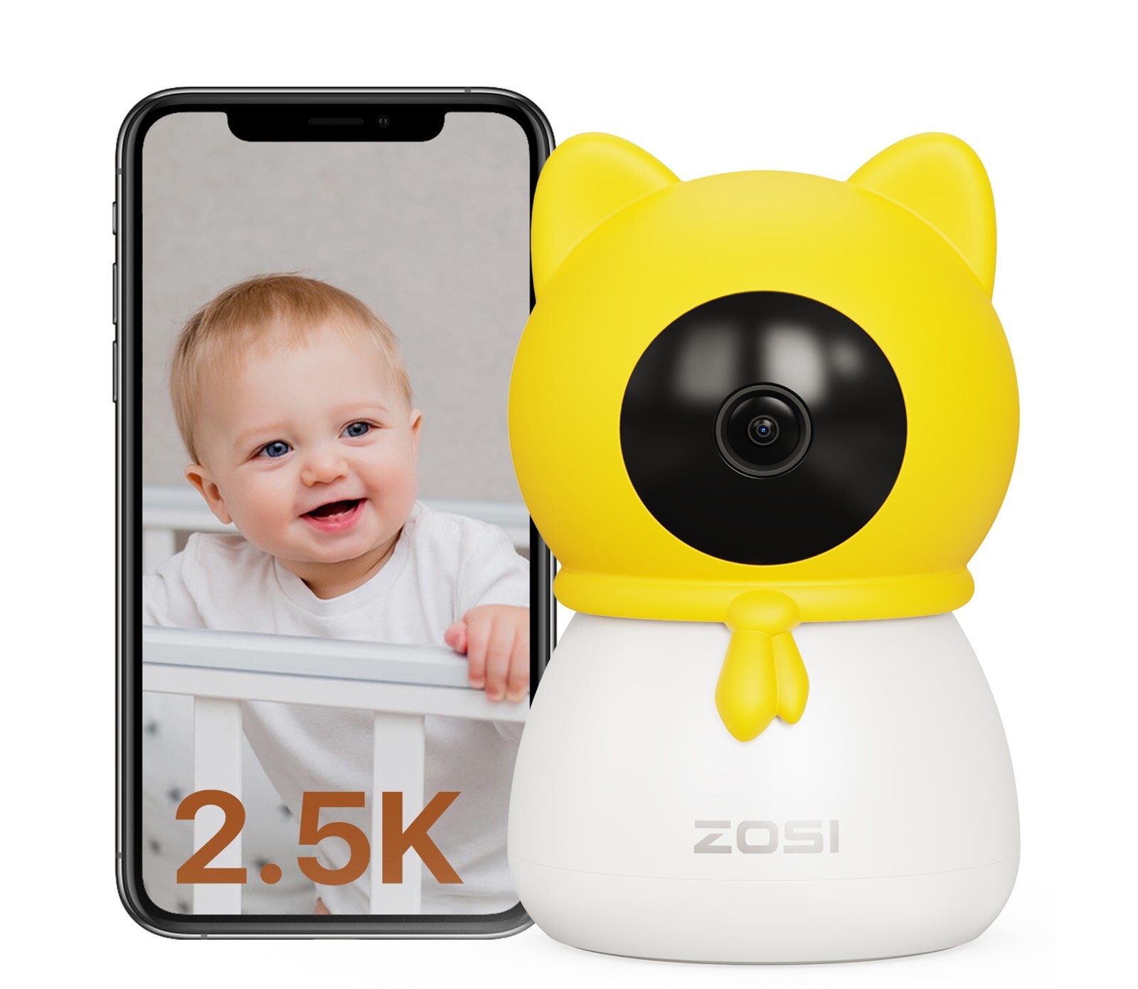 ZOSI 2K 3MP/4MP PT Wireless IP Zoom Camera HD 5GHz WiFi Indoor Auto Tracking