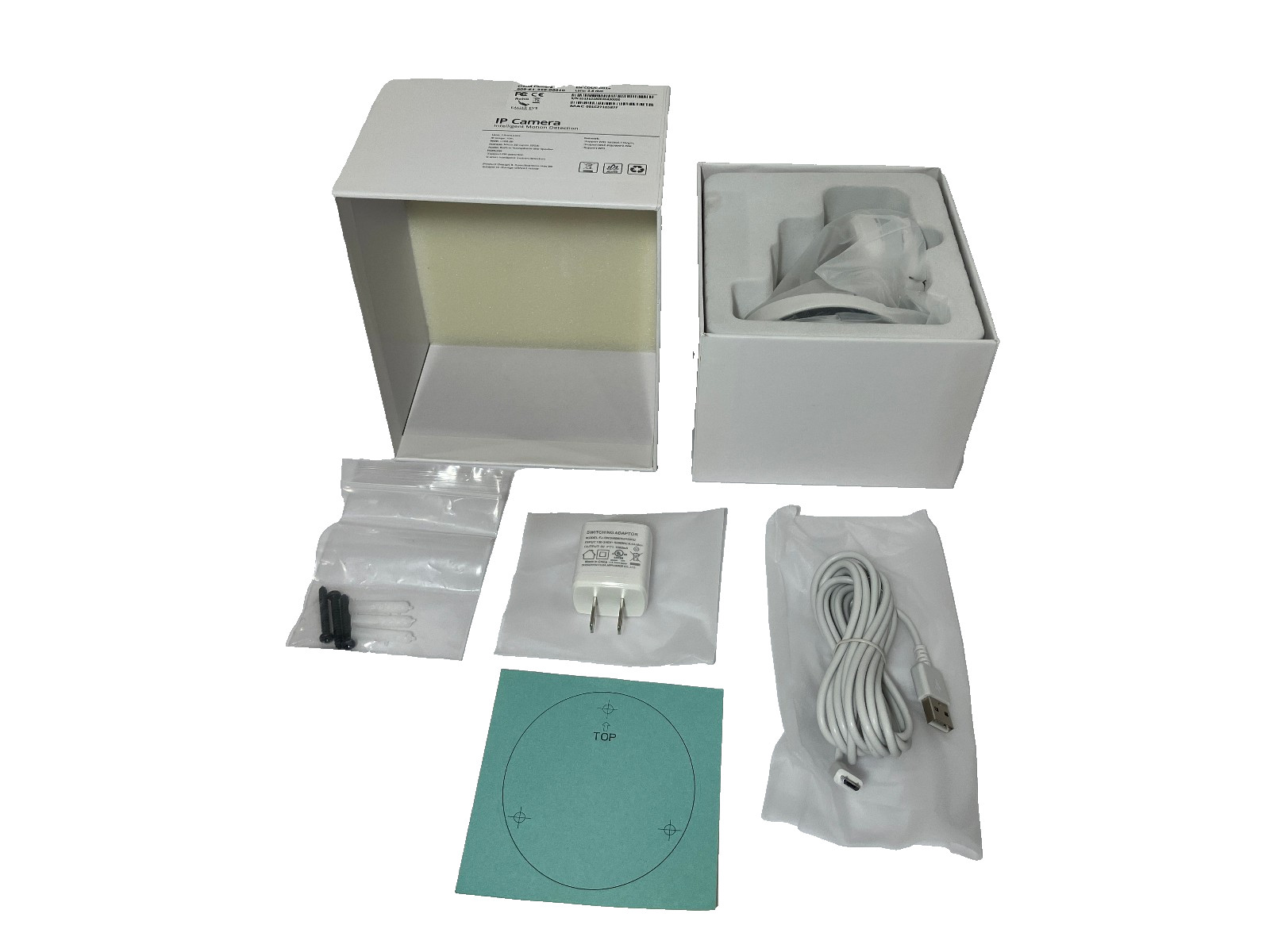 20 Lot 2GIG-CAM-100W Indoor HD 1.3 MP 1280×720 WiFi Ethernet IP PIR Camera NEW
