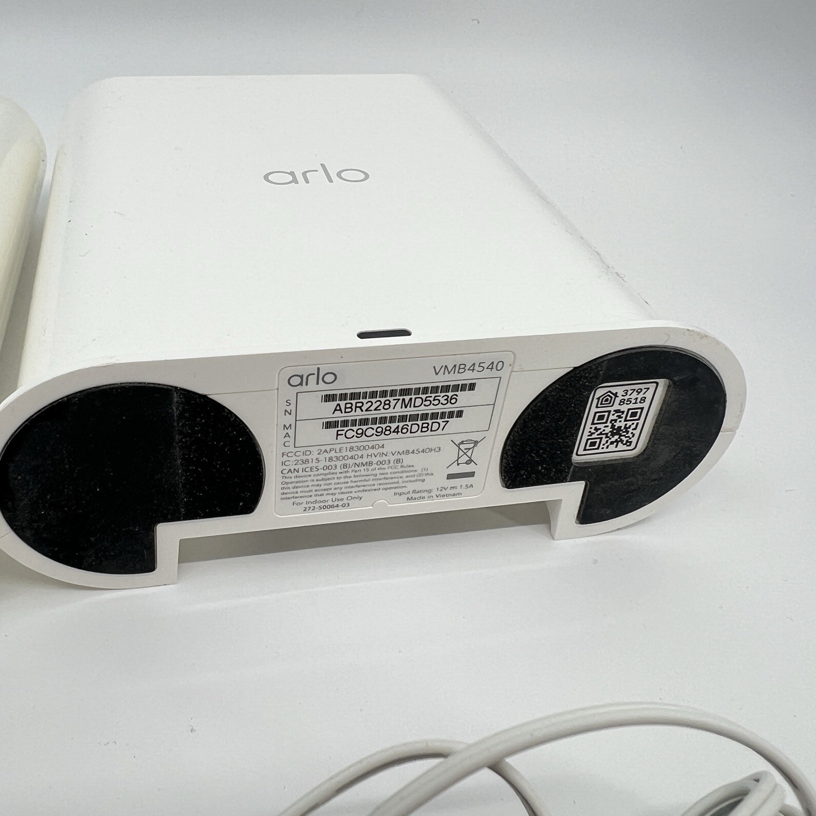 Arlo Ultra VMB4540 Set Of 2 Smart Hub Base Stations (No Cameras)
