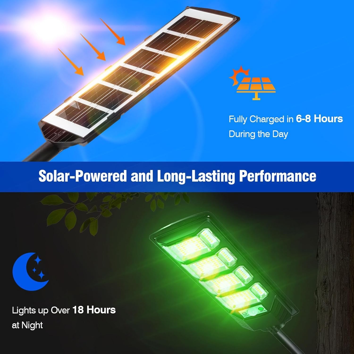 Hog Lights for Night Hunting, 12000LM Solar Green Hunting Light 1 Pack, Black