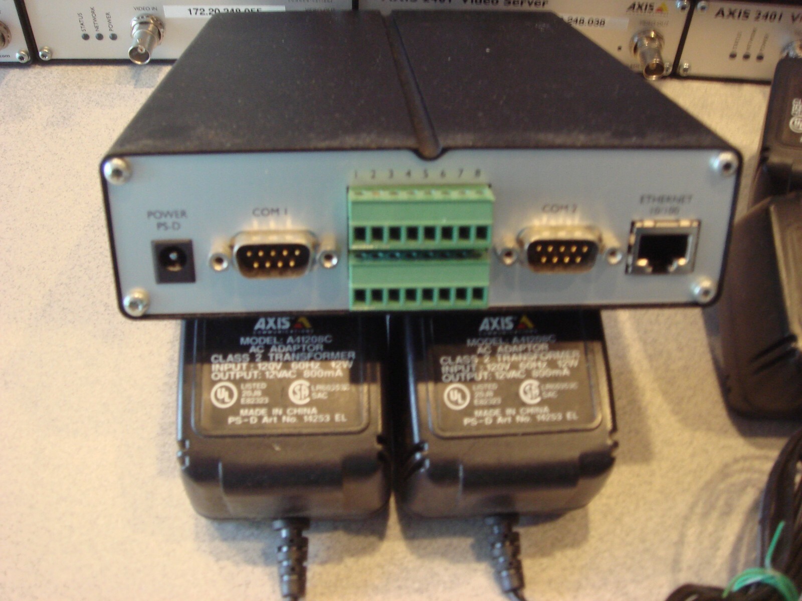 Axis 2401 Video Server Tested complete with power cord 0103-011-01NTSC FREE SHIP