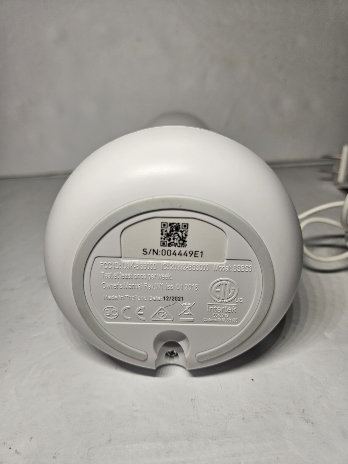 SimpliSafe Home Security System Base Station SSBS3 With Keypad SSKP3