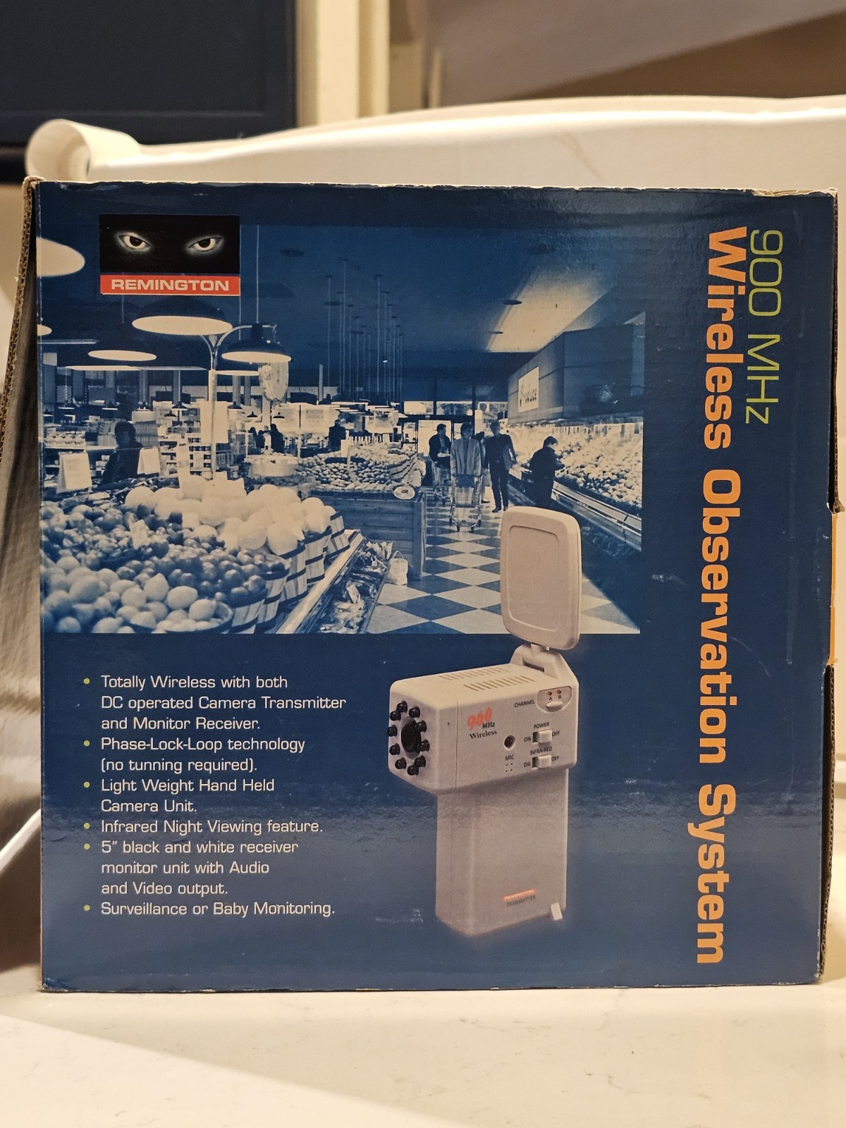 Vintage New Old Stock Remington 900 Mhz Wireless Observation System Infrared