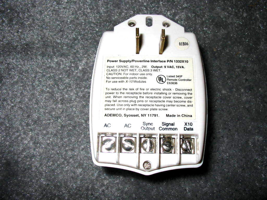 ADEMCO HONEYWELL LYNX 1332 1332X10 TRANSFORMER FOR LYNX LYNXR LYNXR EN