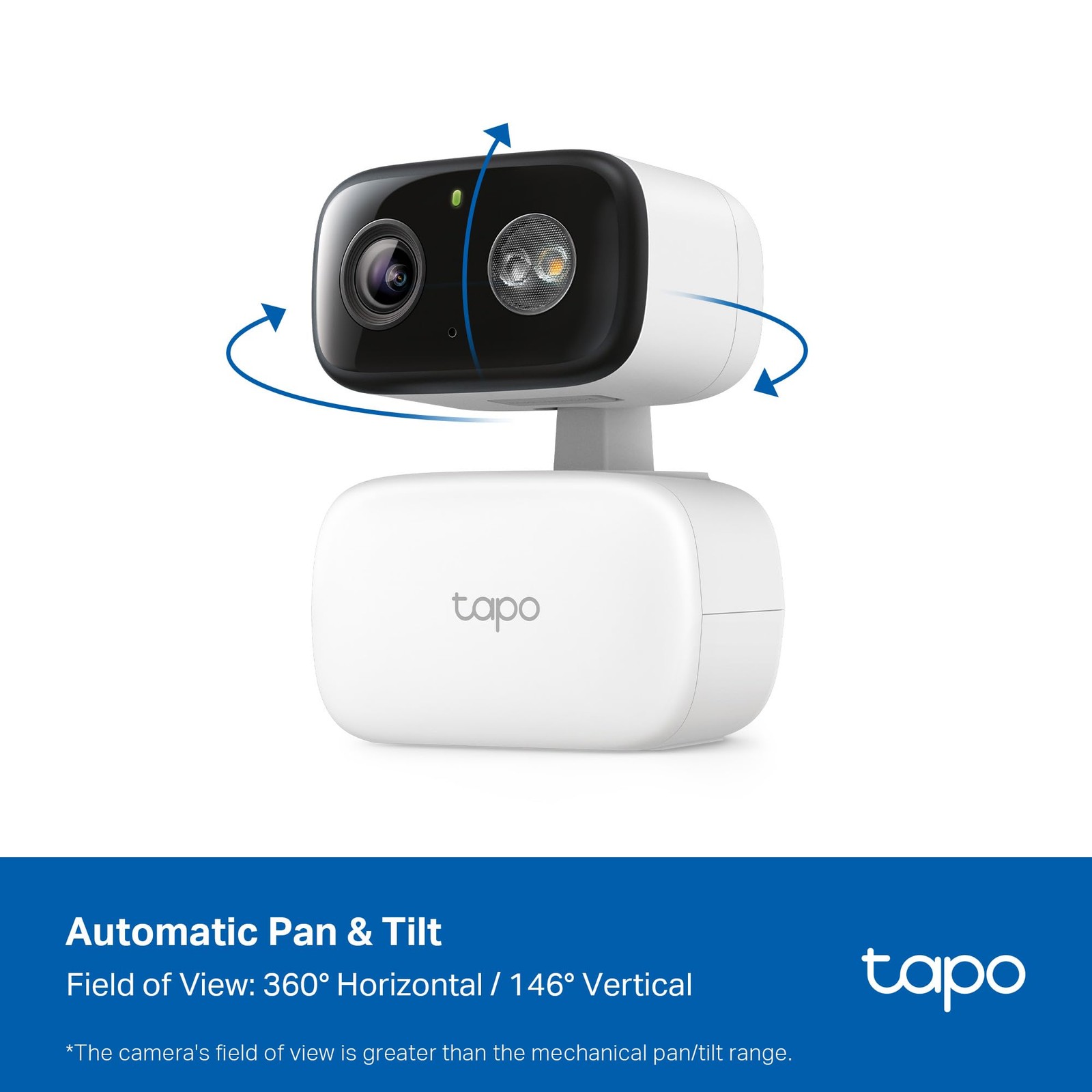 Tapo 1080p Pan/Tilt Indoor/Outdoor Security Camera – Free Person/Baby White
