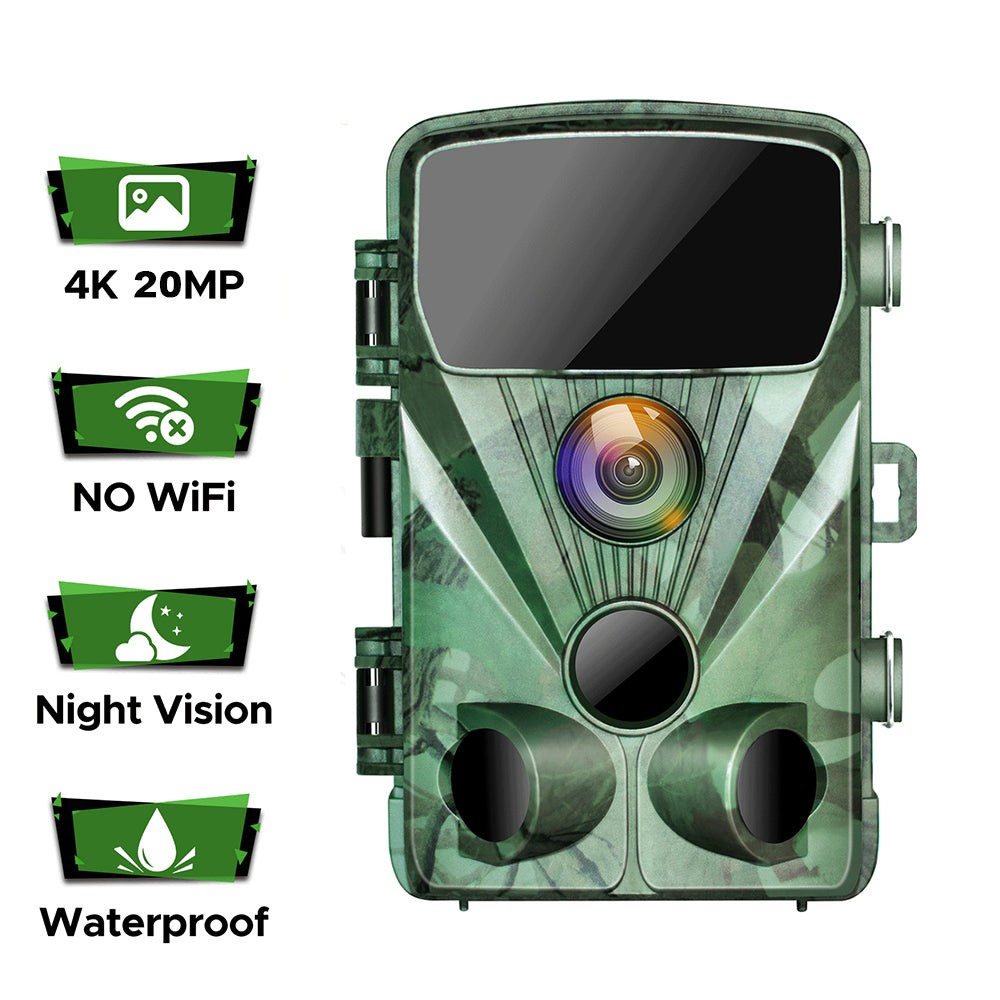 Campark 4K 20MP Wildlife Trail Camera Outdoor Hunting Game Camera Night Vision