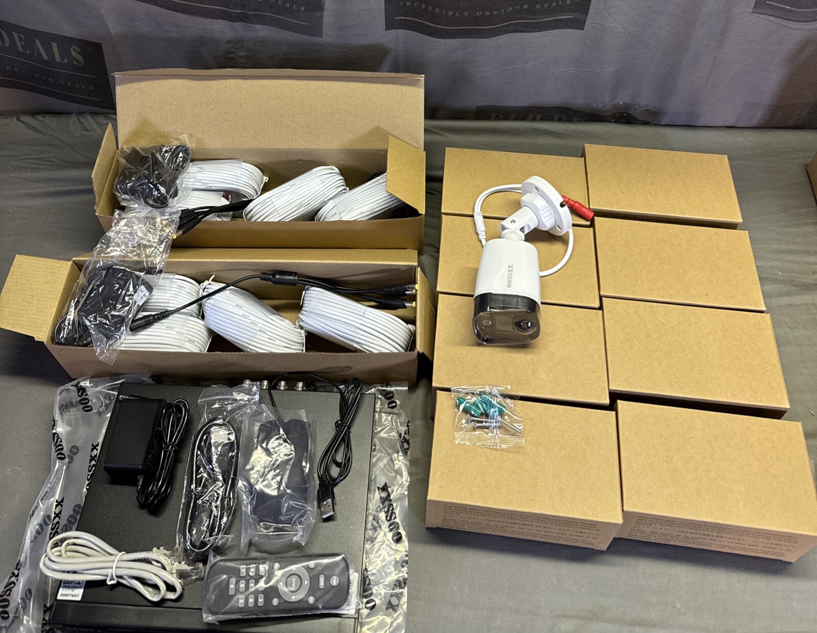 Open Box Read 8 Channel HD 5MP Wired Security Camera System Outdoor Home Video