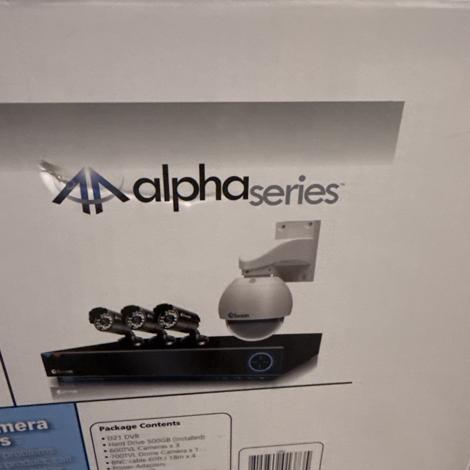 Swann Alpha Series D21 8-Channel Dvr 500gb HDD Security Camera With 700TVL