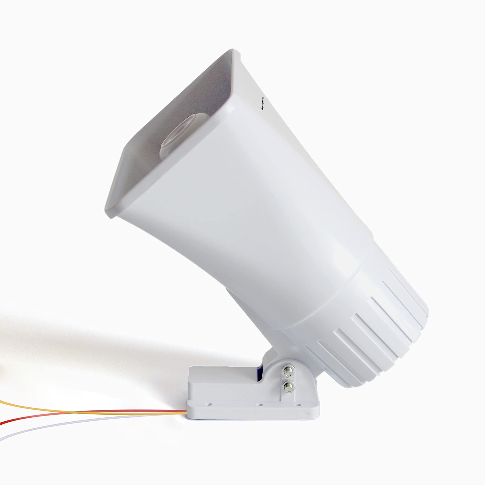 KLLsmDesign 30W Alarm Siren ,Dual Tone Outdoor Self Contained Electric Securi…