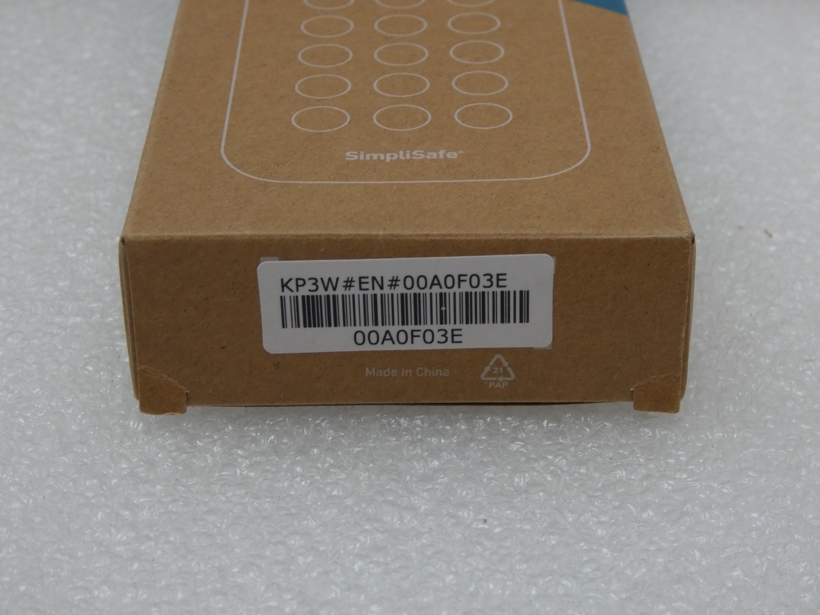NEW SimpleSafe Keypad KP3W Home Security System Keypad