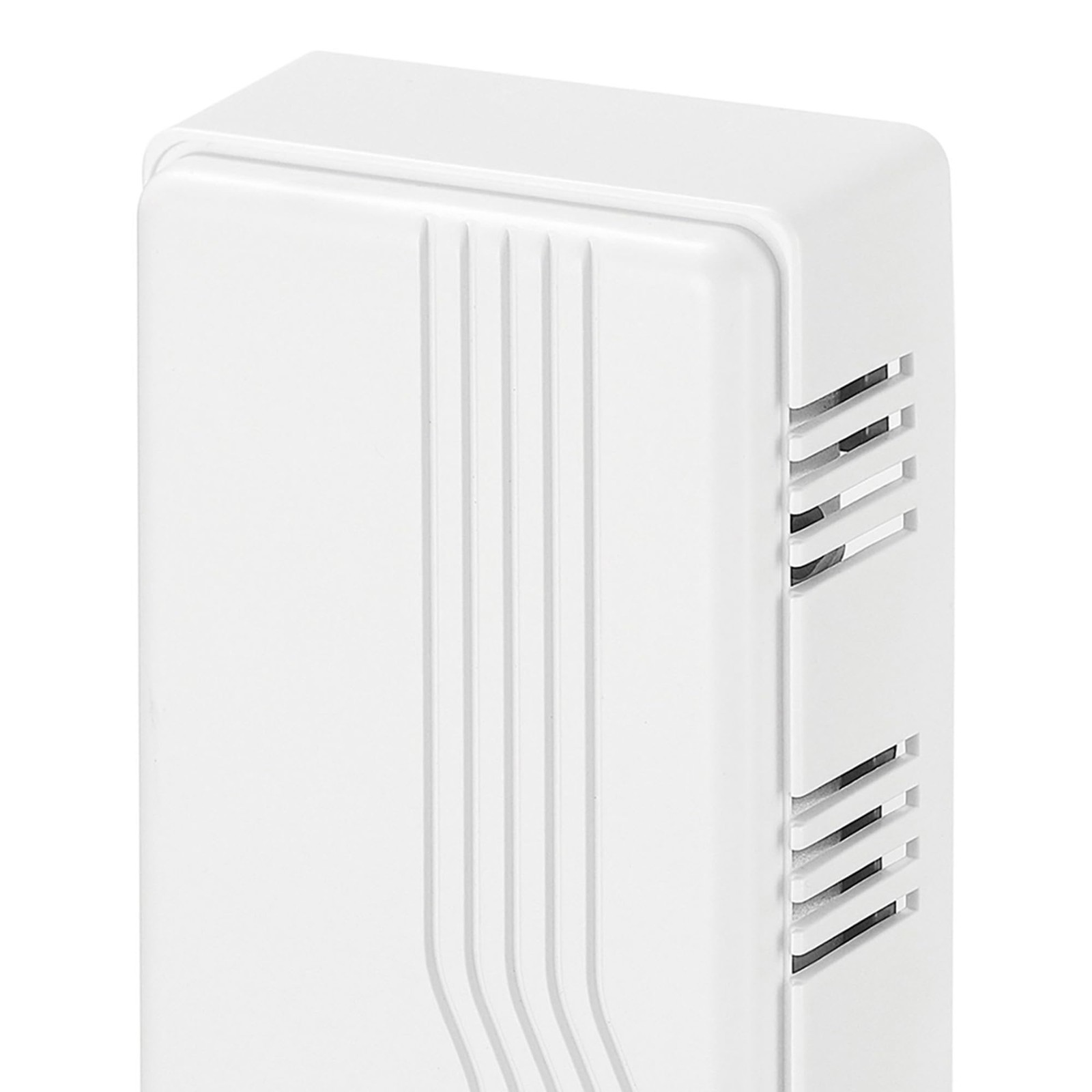 Heath Zenith Wired Mechanical Doorbell Chime, White, Plastic, No Size, White