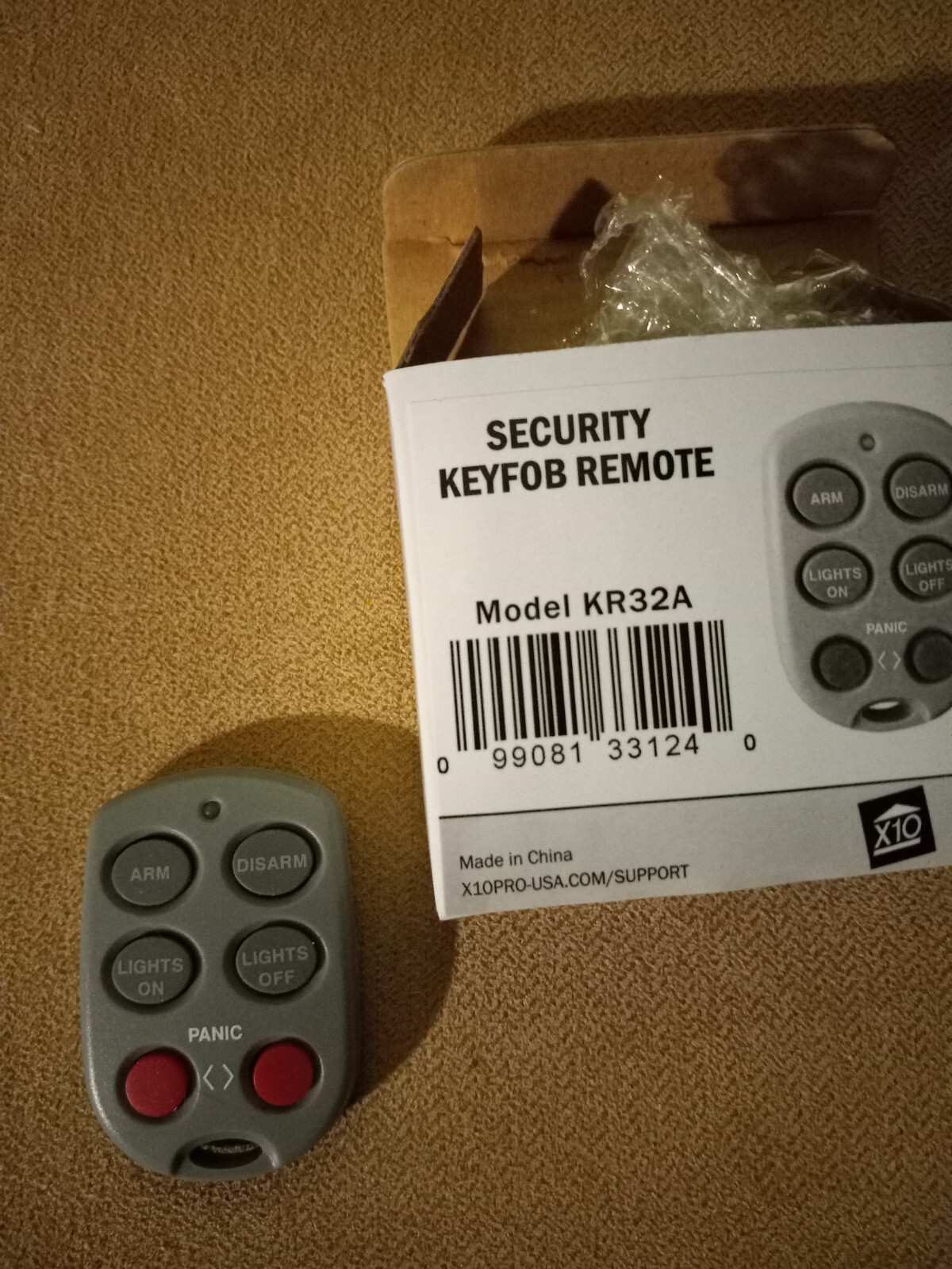 X10 KR32A Smart Security Keyfob Remote ( *Please Read Description)