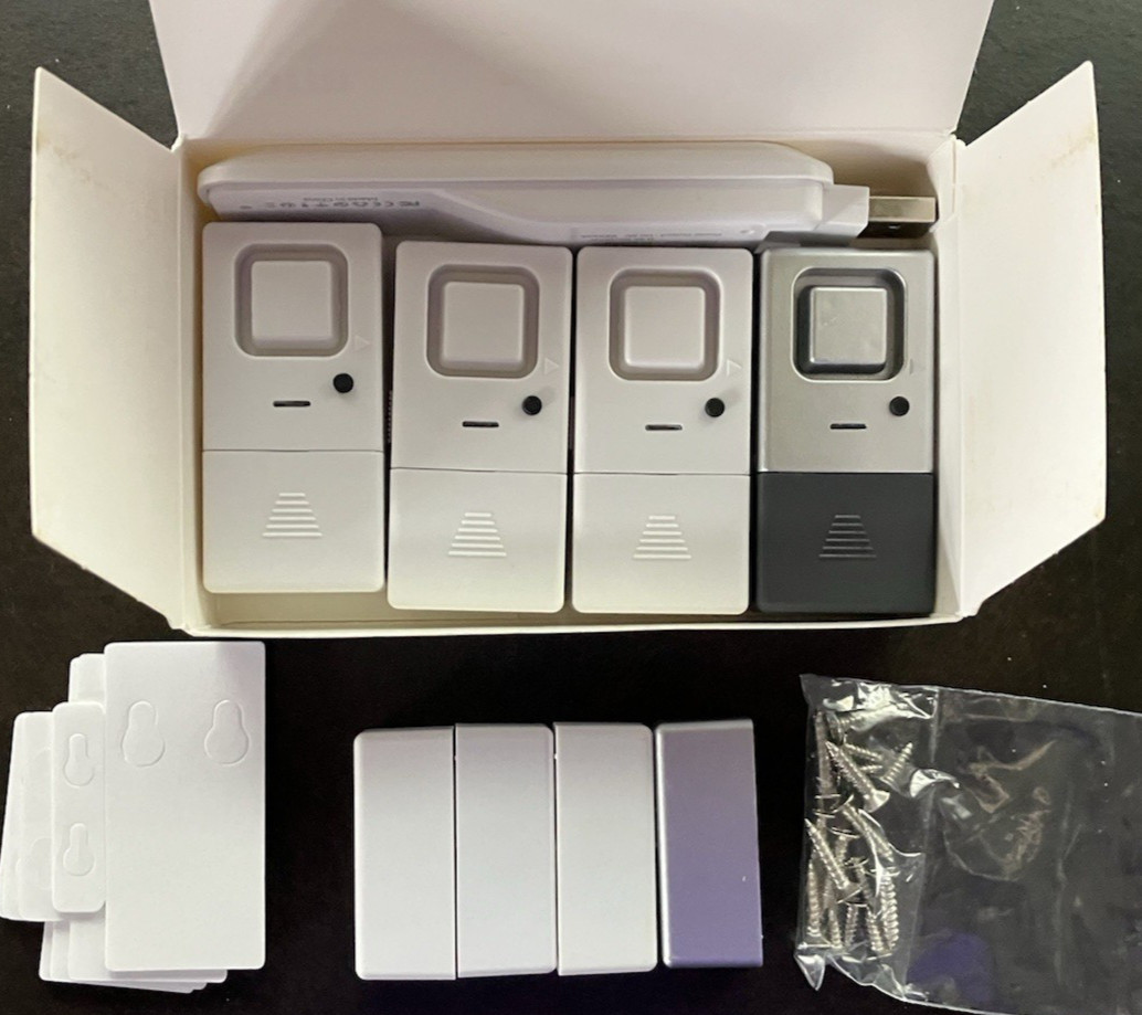 TOLVIVIOV Wireless Home Security Three Contact Door / Window Alarms #455