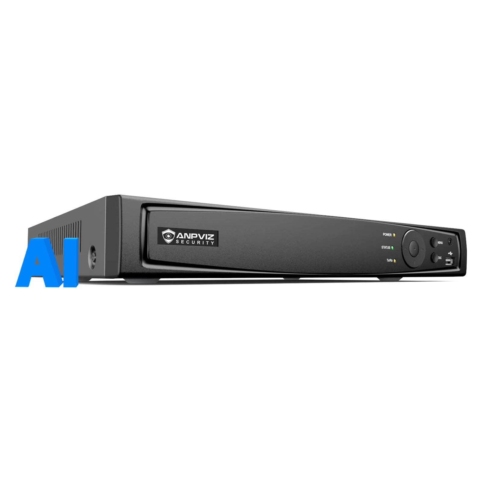 ANPVIZ 12MP 16CH NVR POE AI Security Video Recorder System with 16 Ports ,VCA