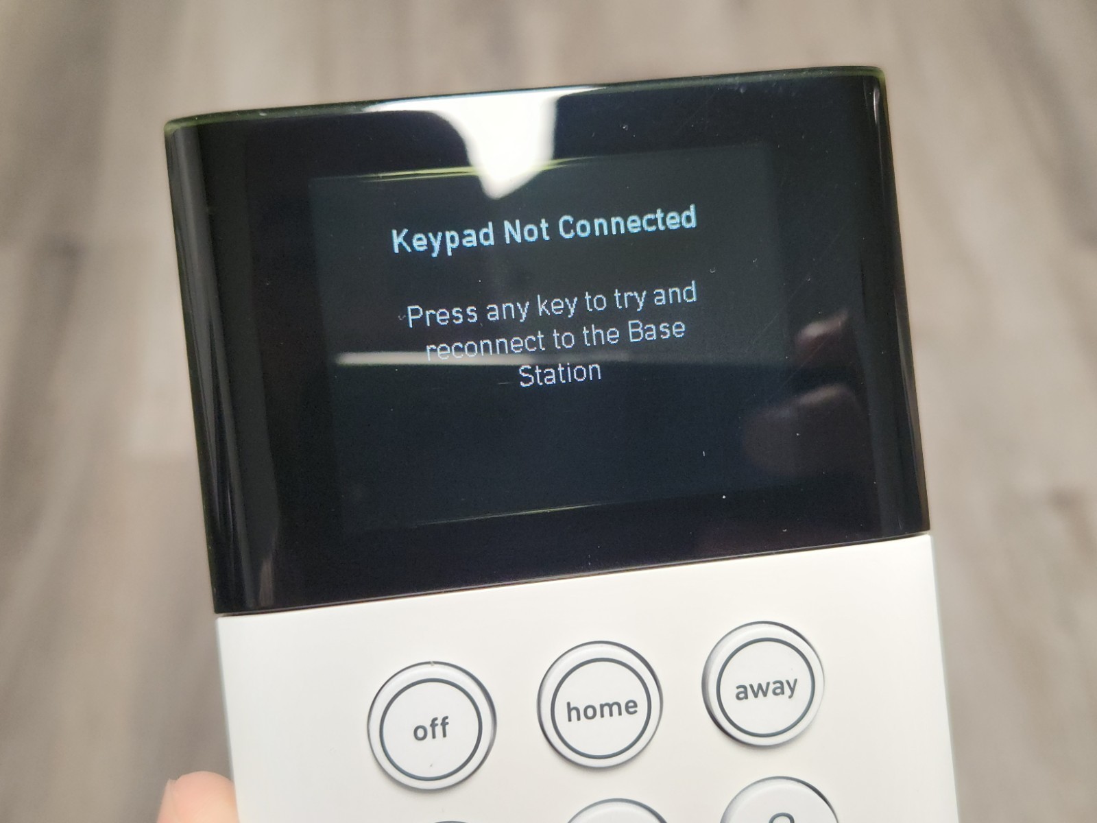 SimpliSafe KP3W Home Security System Touch Keypad Remote White Model SSKP3