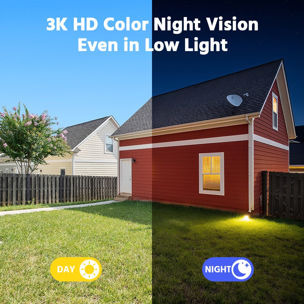 ANNKE CZ504P 3K 4X Optical Zoom PoE PTZ Security IP Camera Outdoor Color Night