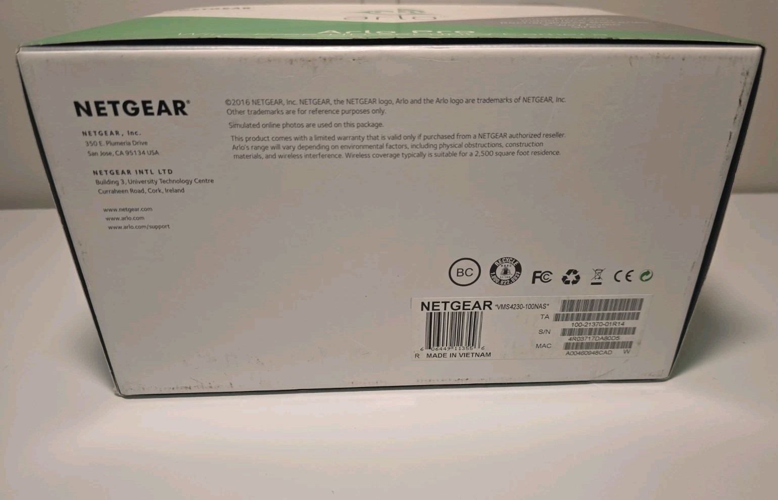 Arlo Pro 2 Wire-free HD Security Cameras. Model #VMS4230 NEW