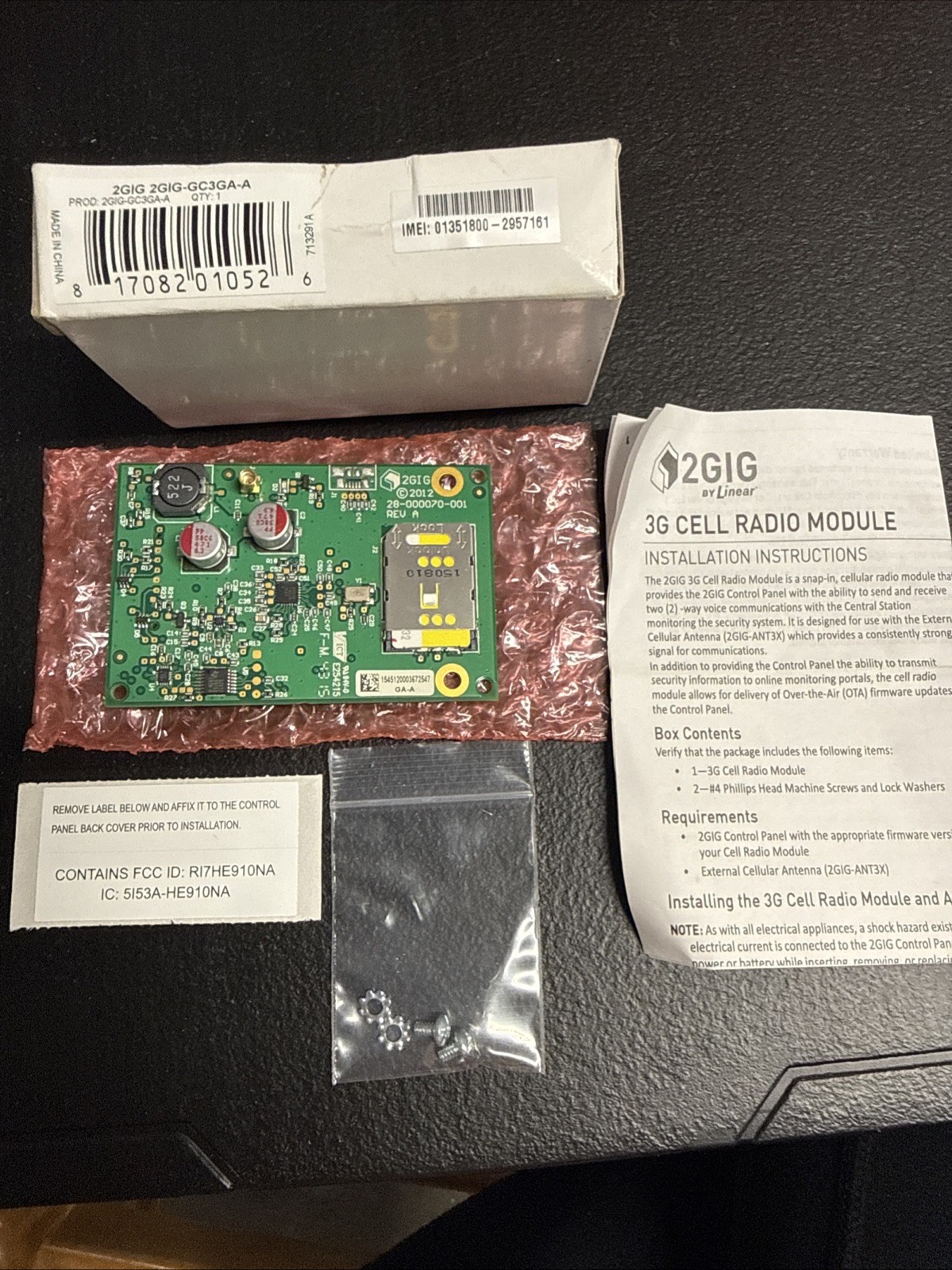 Linear 2 Gig 3G Cell Radio Module NEW IN BOX