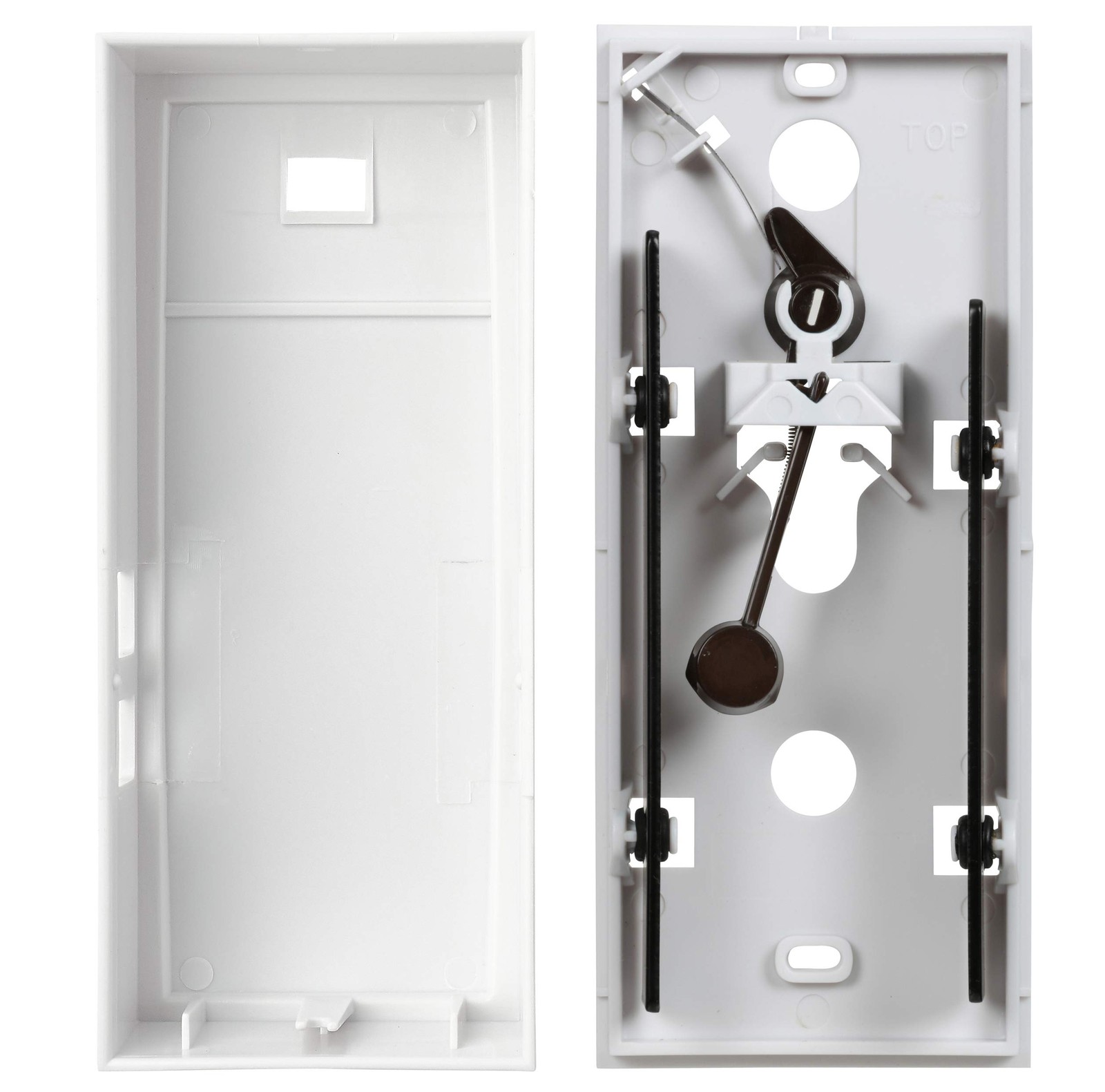 Newhouse Hardware MCHBV Wireless Mechanical Two-Note One Size, White/Brass