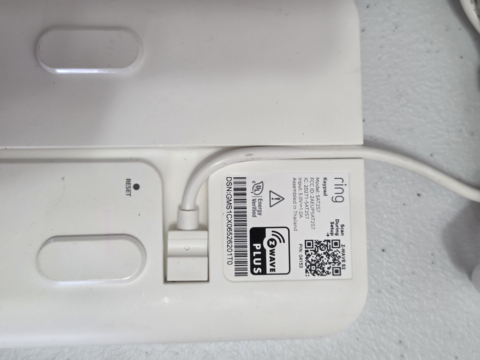 Ring Alarm Base Station 4HB1U9-0EN0 And Keypad 5AT2S7