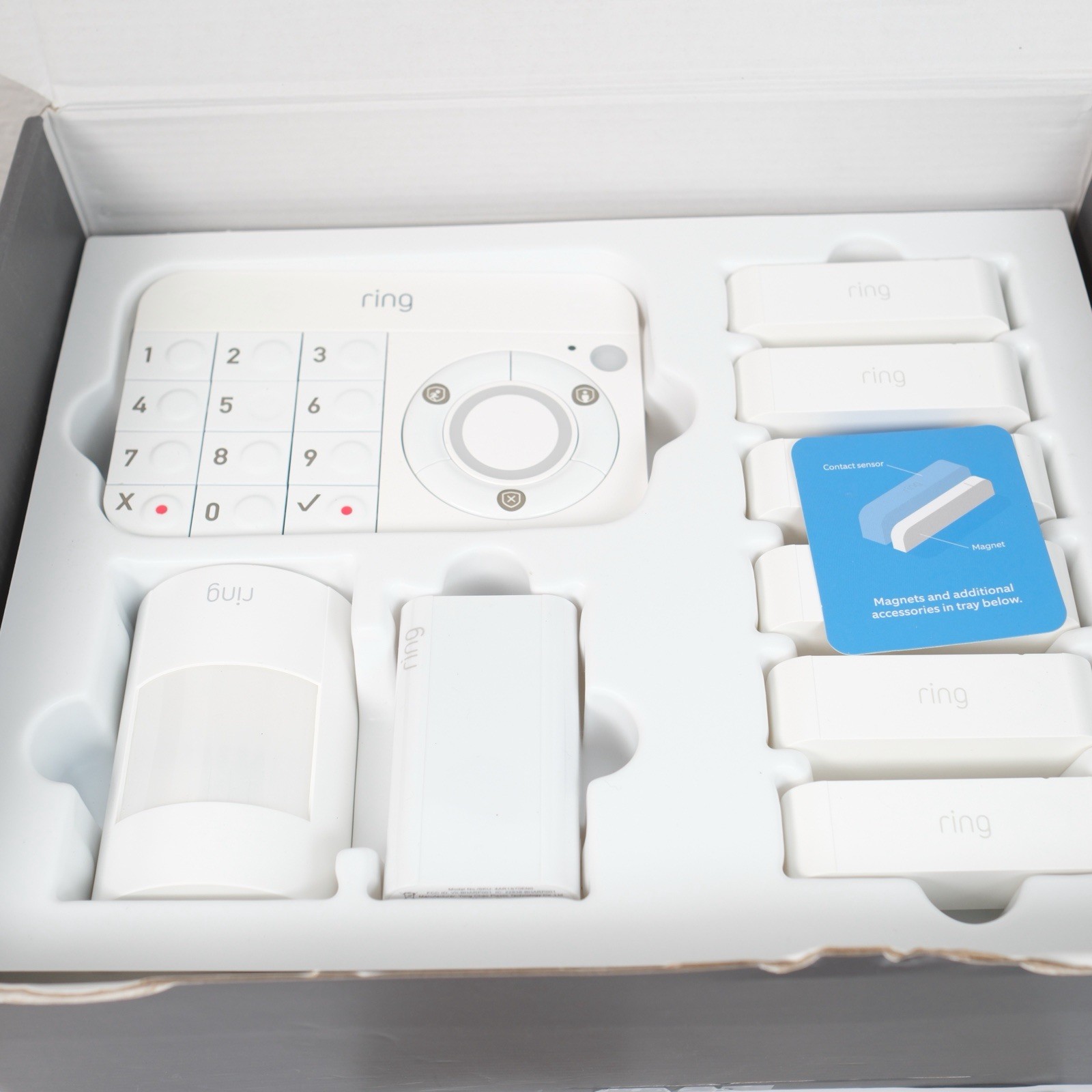 Ring Alarm 10-Piece Wireless Home Security System 1st Gen Base New Open Box