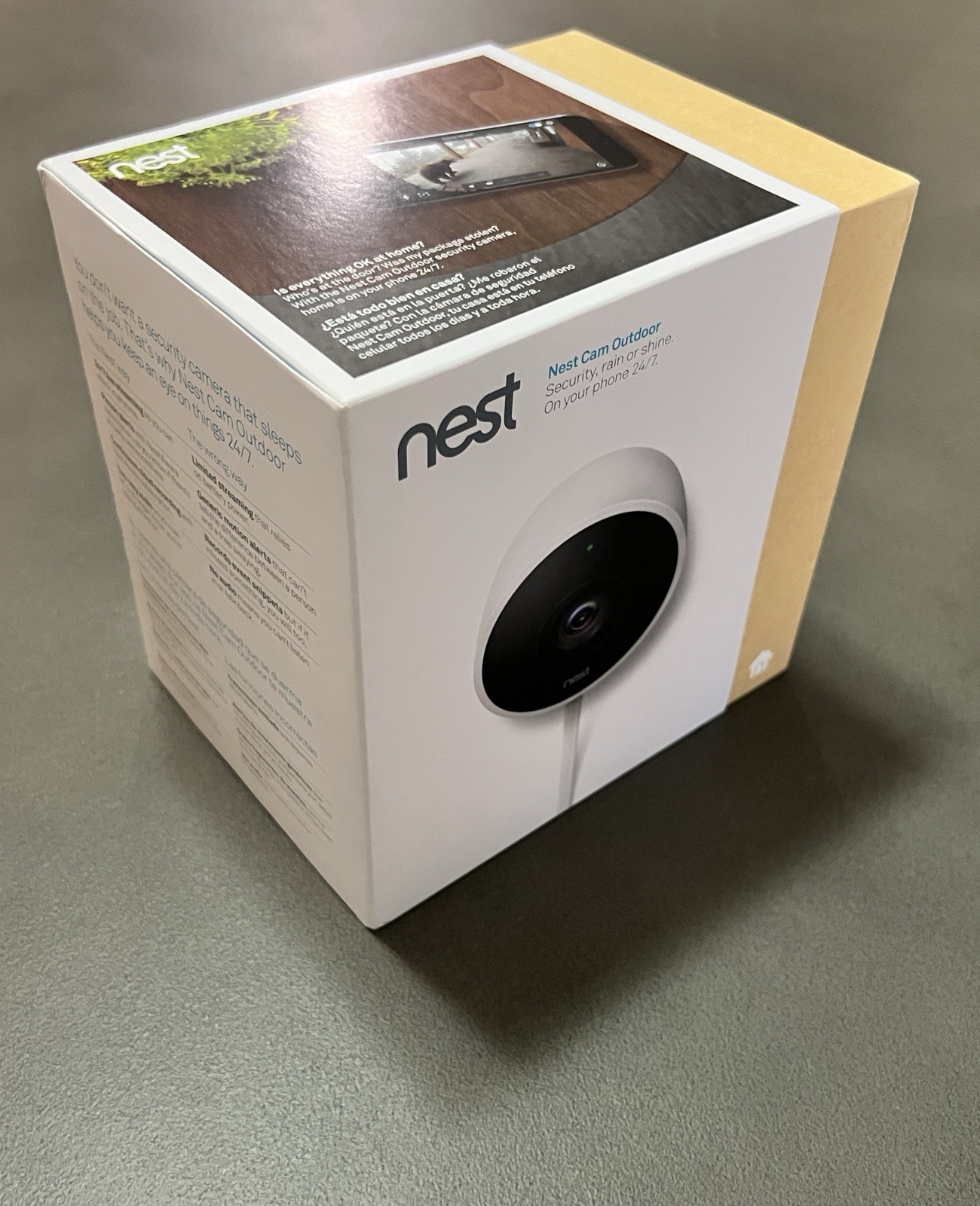 Google Nest Outdoor Camera 1st Gen (A0033 NC2100ES) Brand New – Never Used