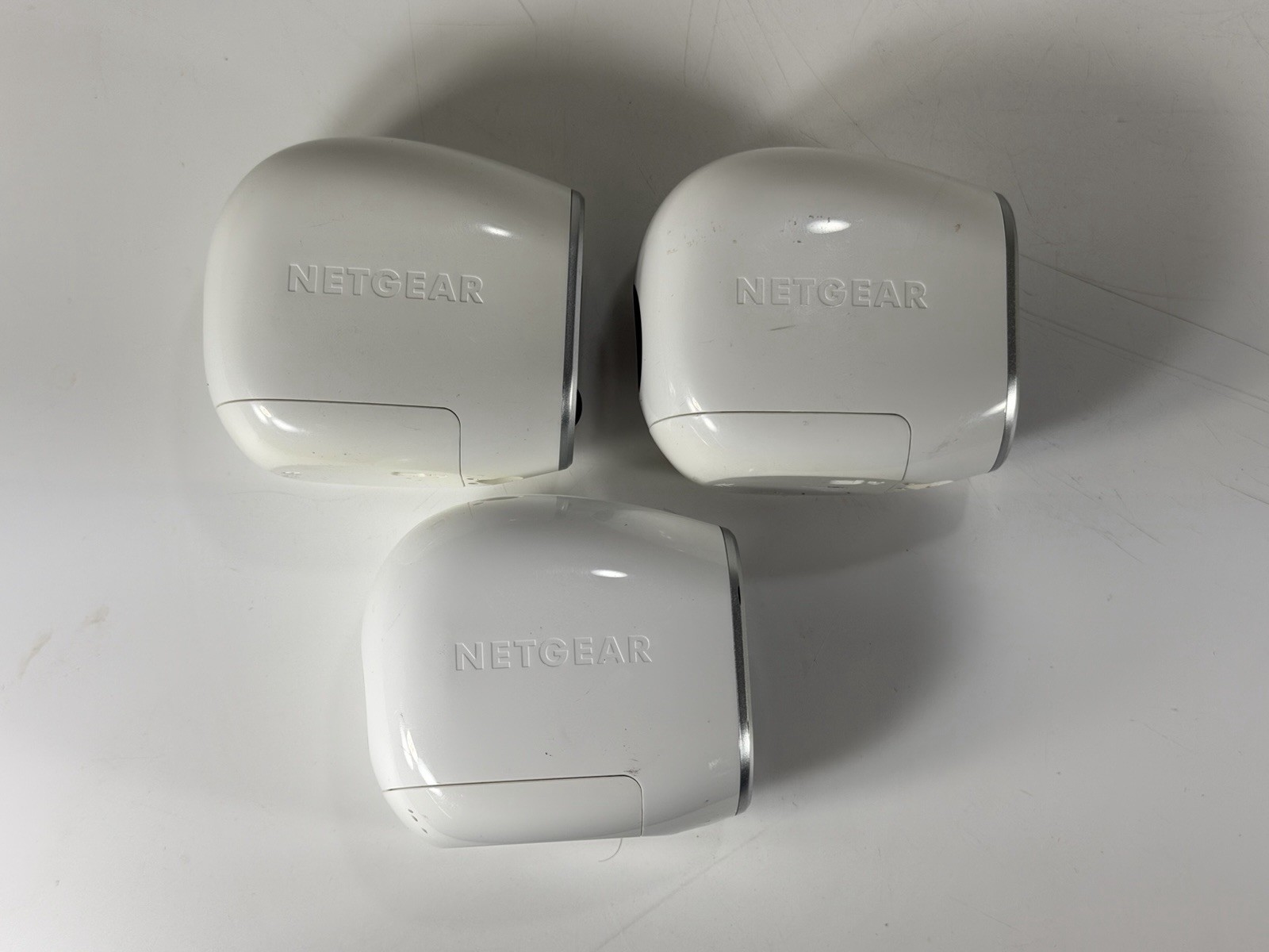 3x Netgear Arlo VMC3030 Indoor/Outdoor Add-On Security Camera – No Batteries