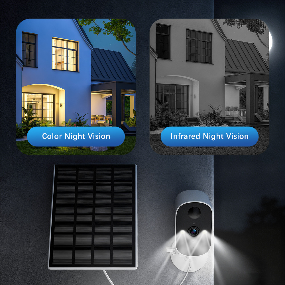 3PK Wireless Battery Camera WiFi Camera 4MP In/Outdoor Security Camera System