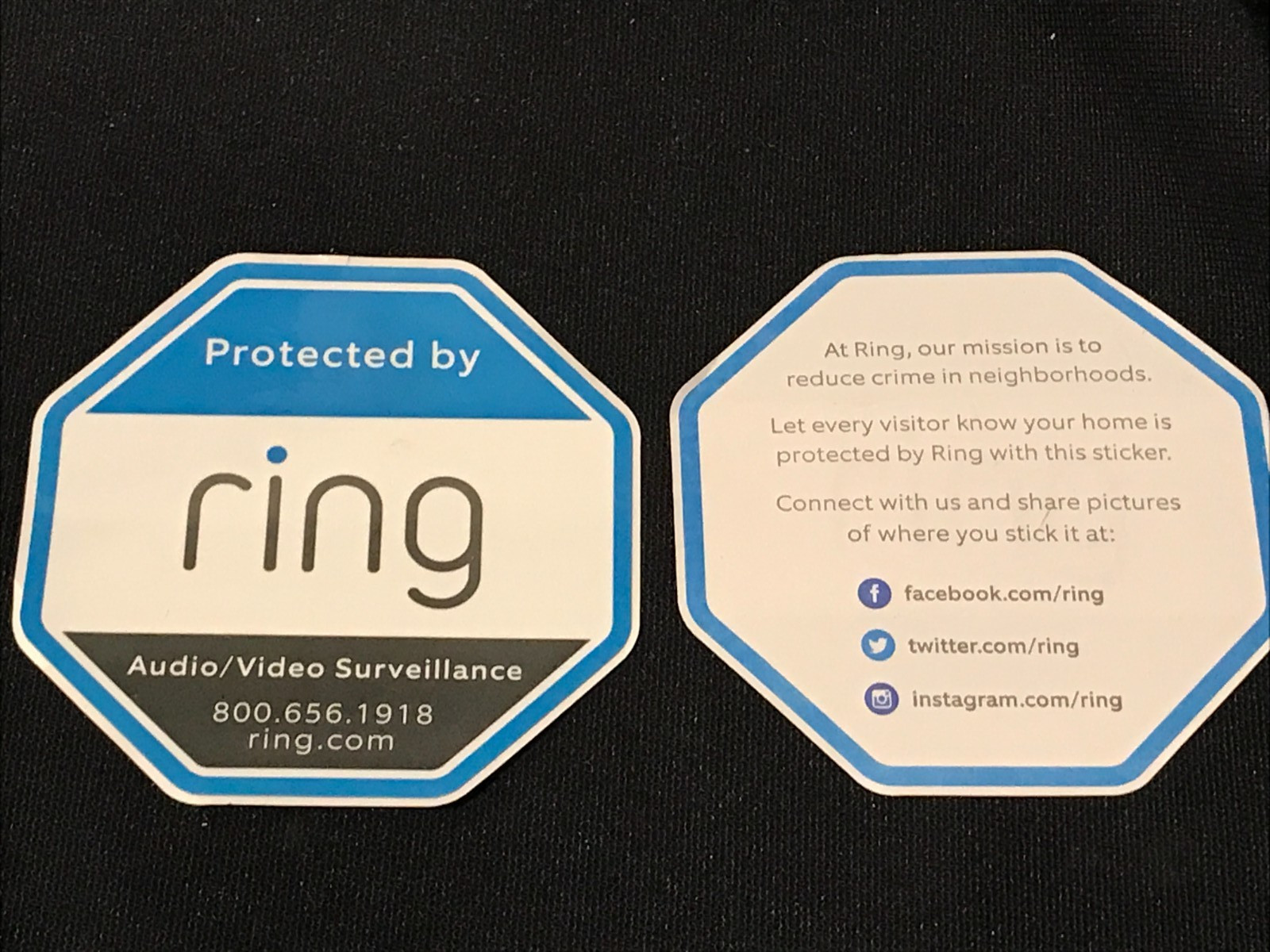 Ring Wireless Security Alarm + Motion Detector + Contact Sensor (2 pack) – New