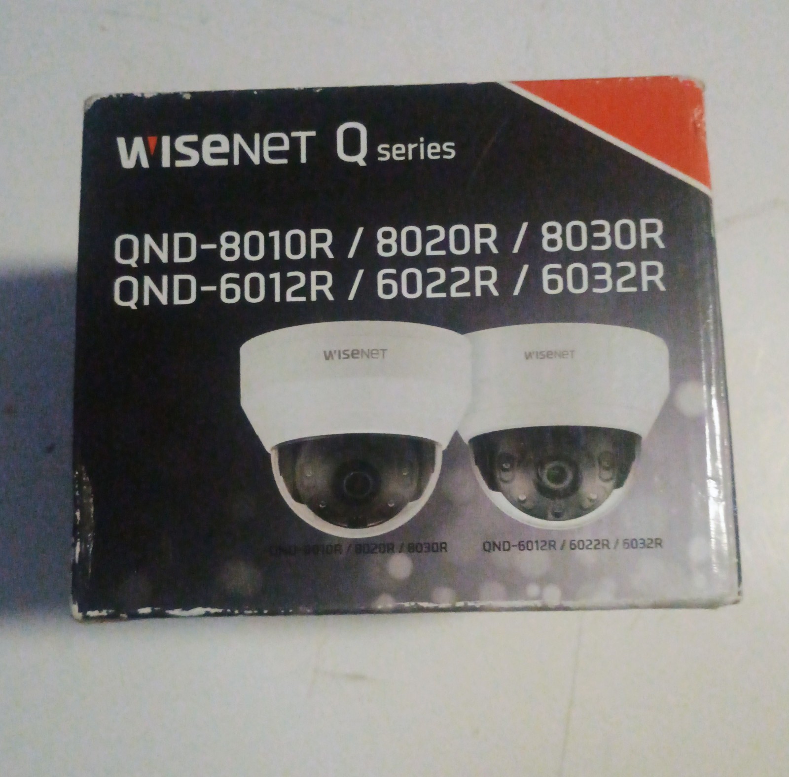 Wisenet QND-6012R1 2MP IR Indoor Dome Camera 2.8mm Fixed Lens PoE Hanwha